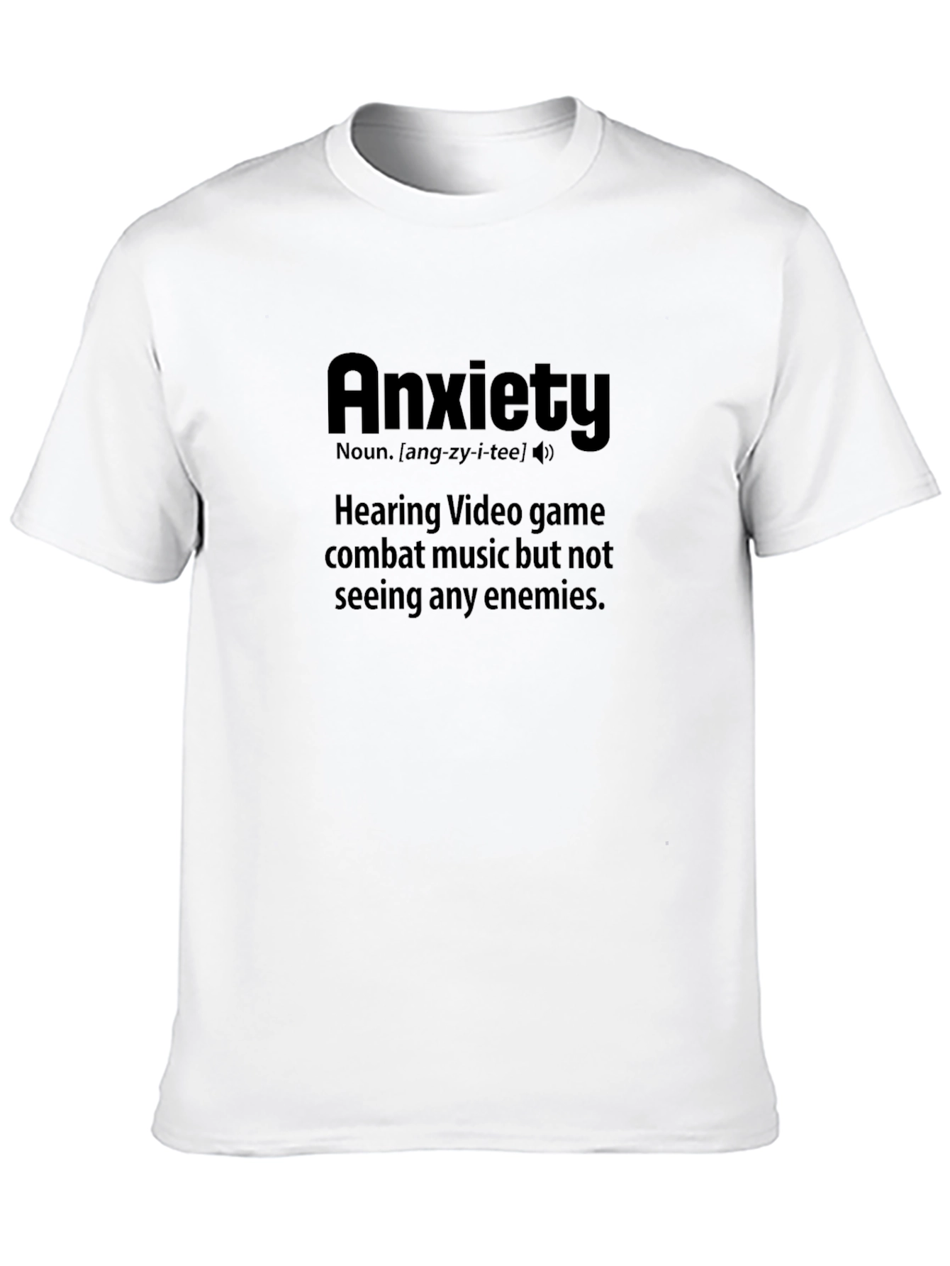 Anxiety Video Game Music T-Shirt