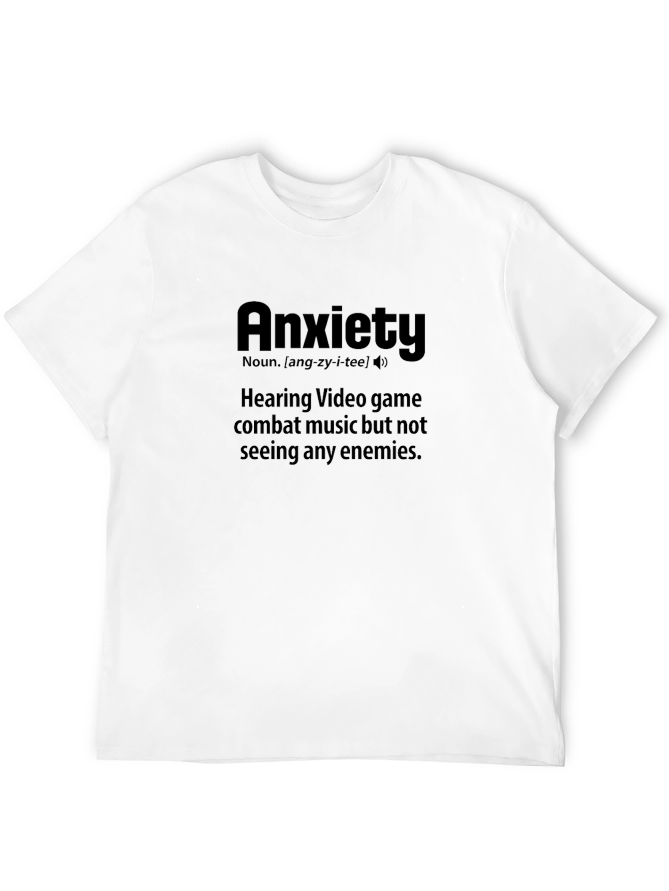 Anxiety Video Game Music T-Shirt