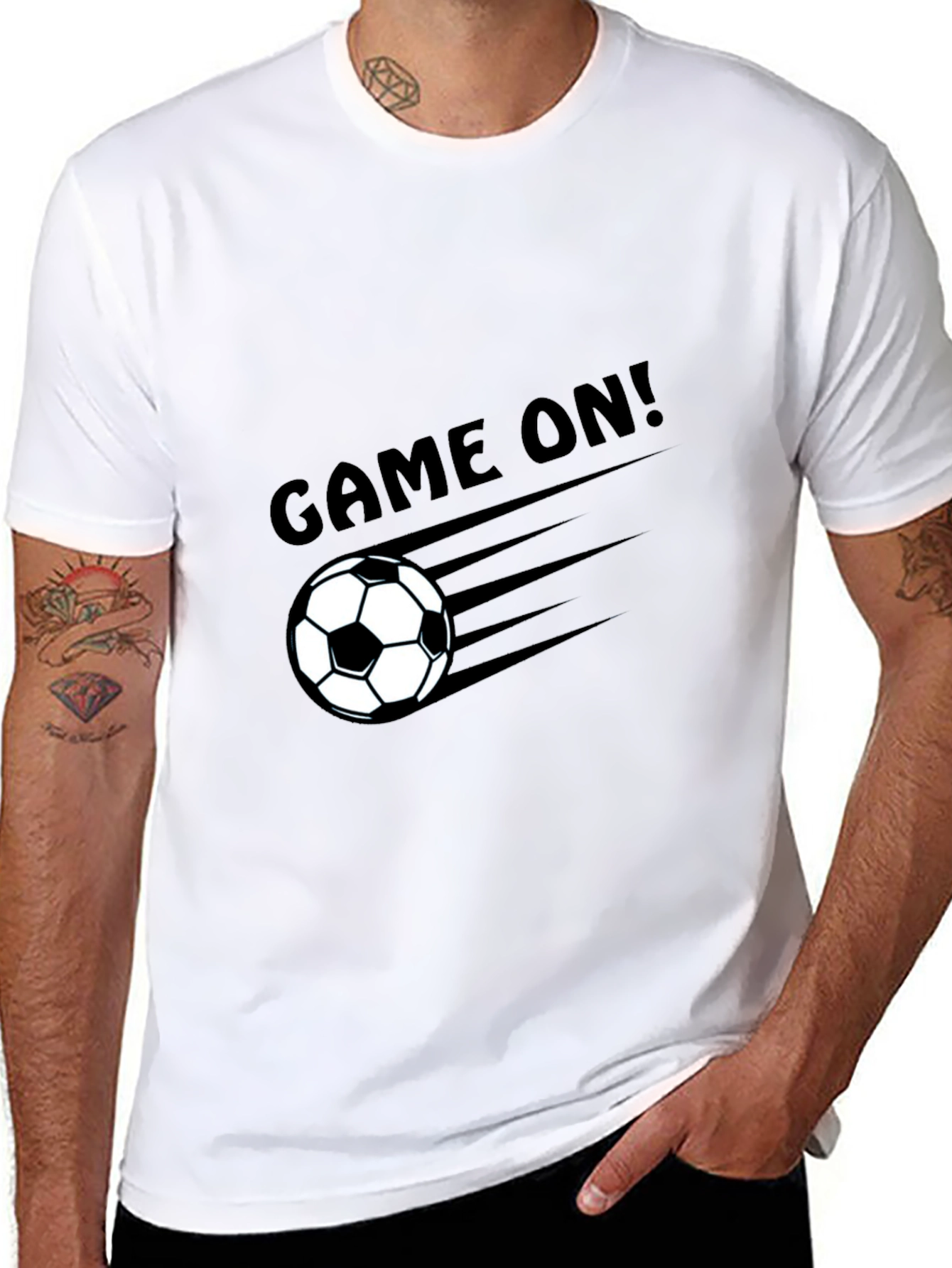 Game On! Graphic Tee - Black