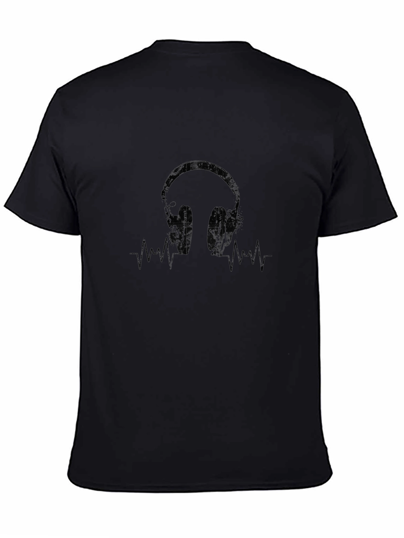 Headphones Graphic Tee - Music Lover Shirt