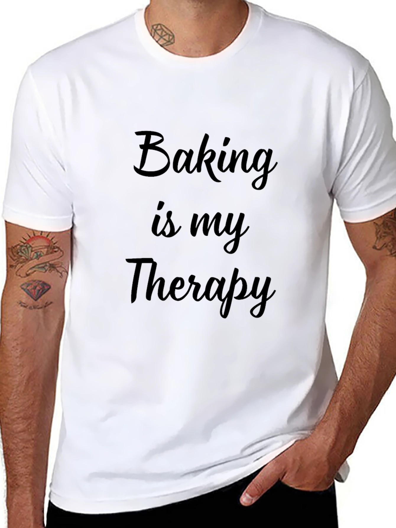 Baking is My Therapy Graphic Tee