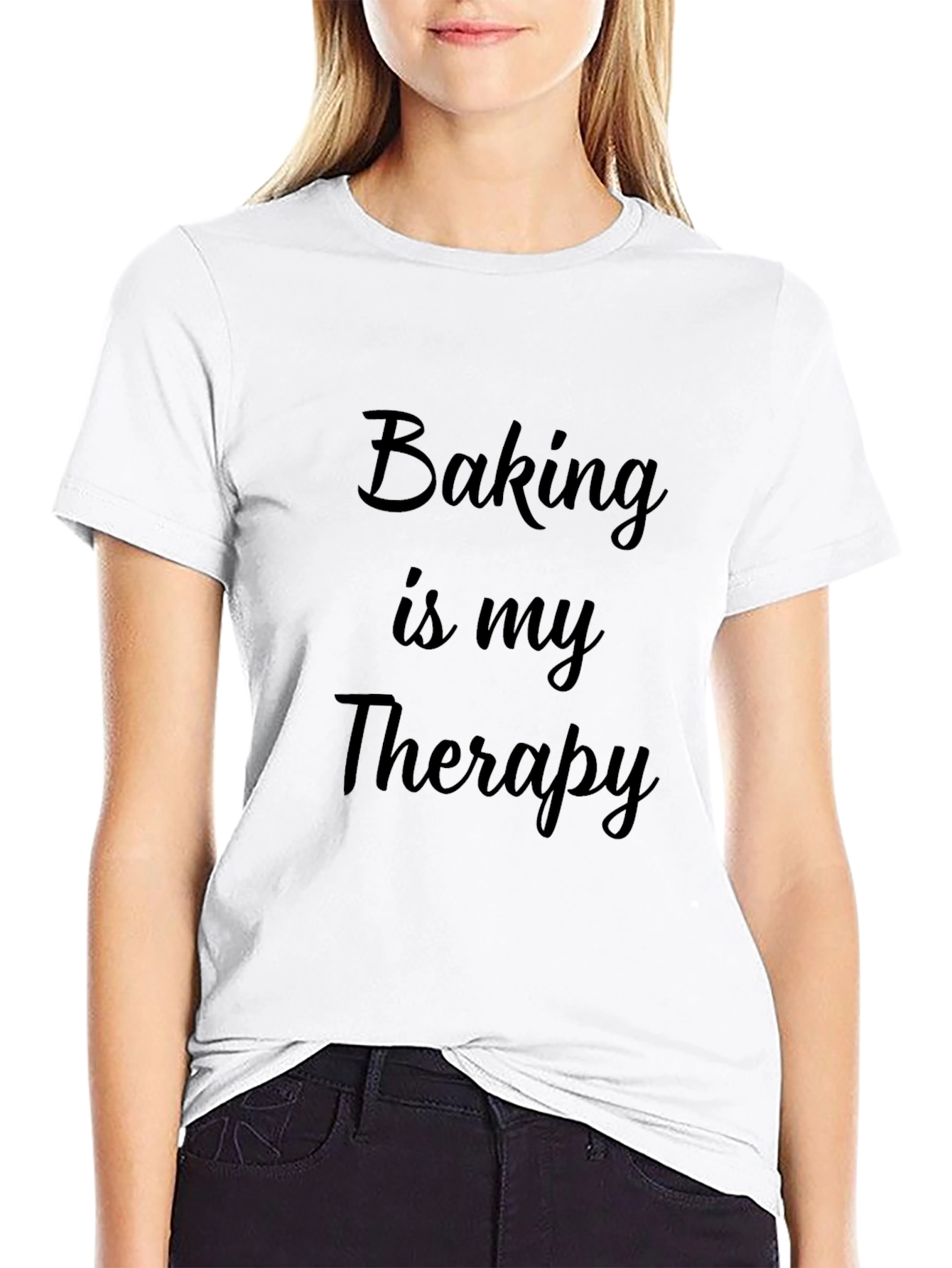 Baking is My Therapy Graphic Tee
