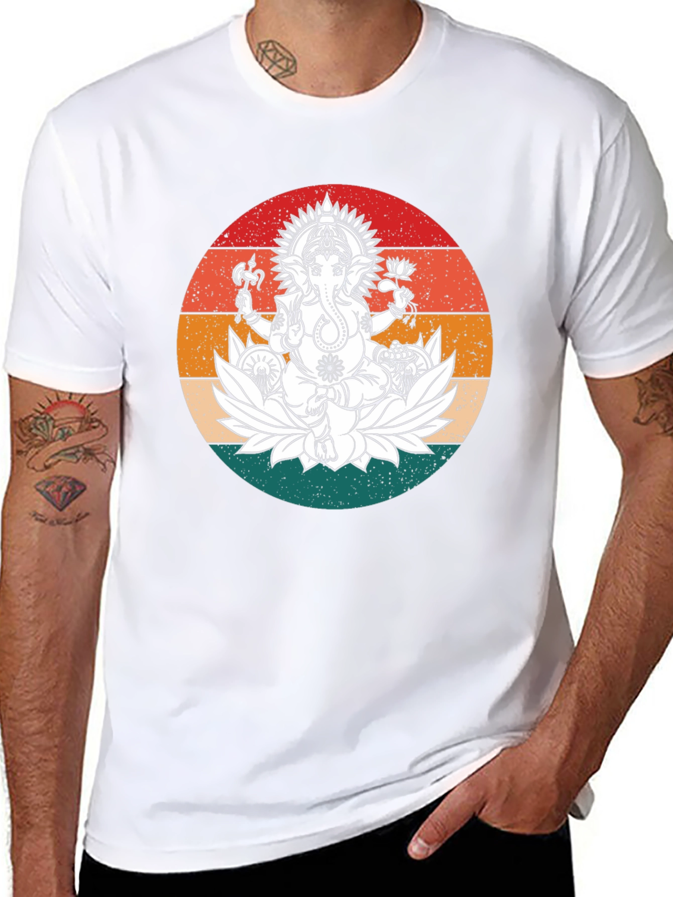 Ganesh Lotus Graphic Tee