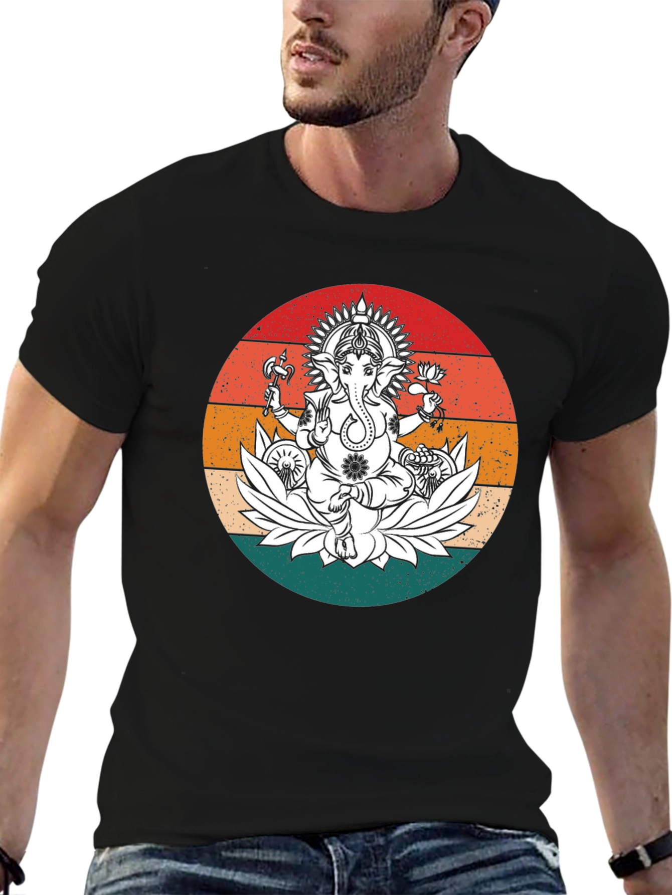 Ganesh Lotus Graphic Tee