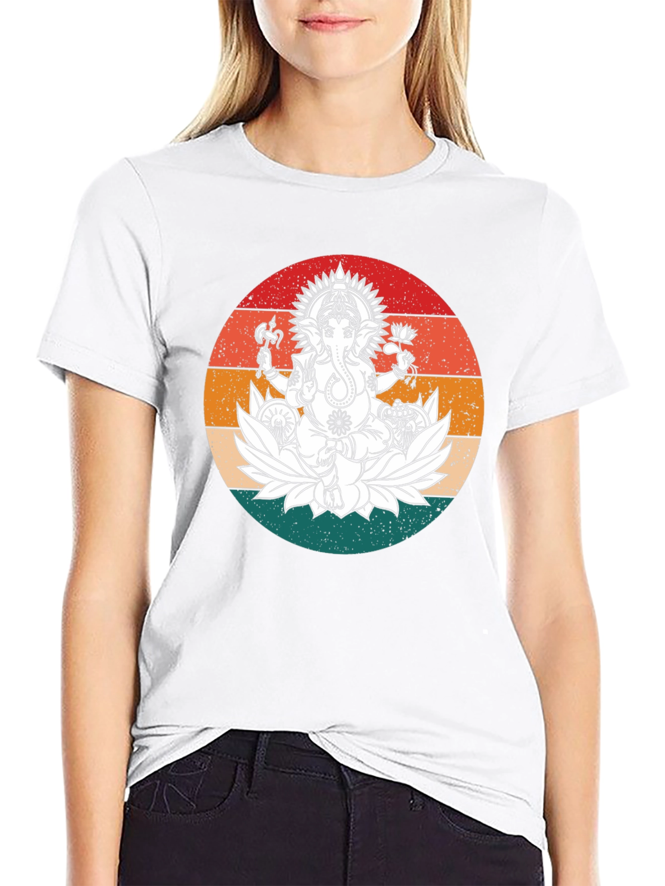 Ganesh Lotus Graphic Tee
