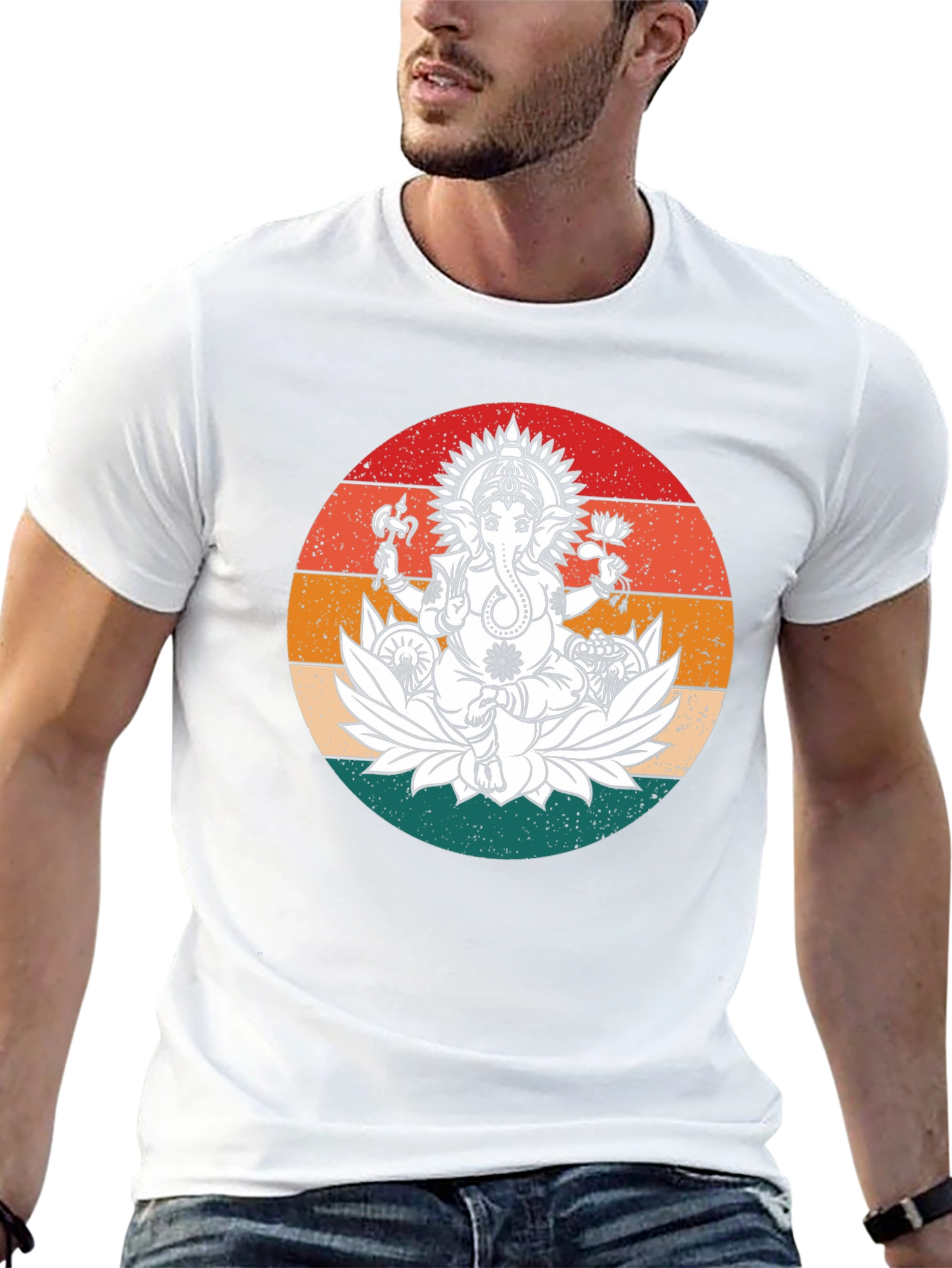 Ganesh Lotus Graphic Tee