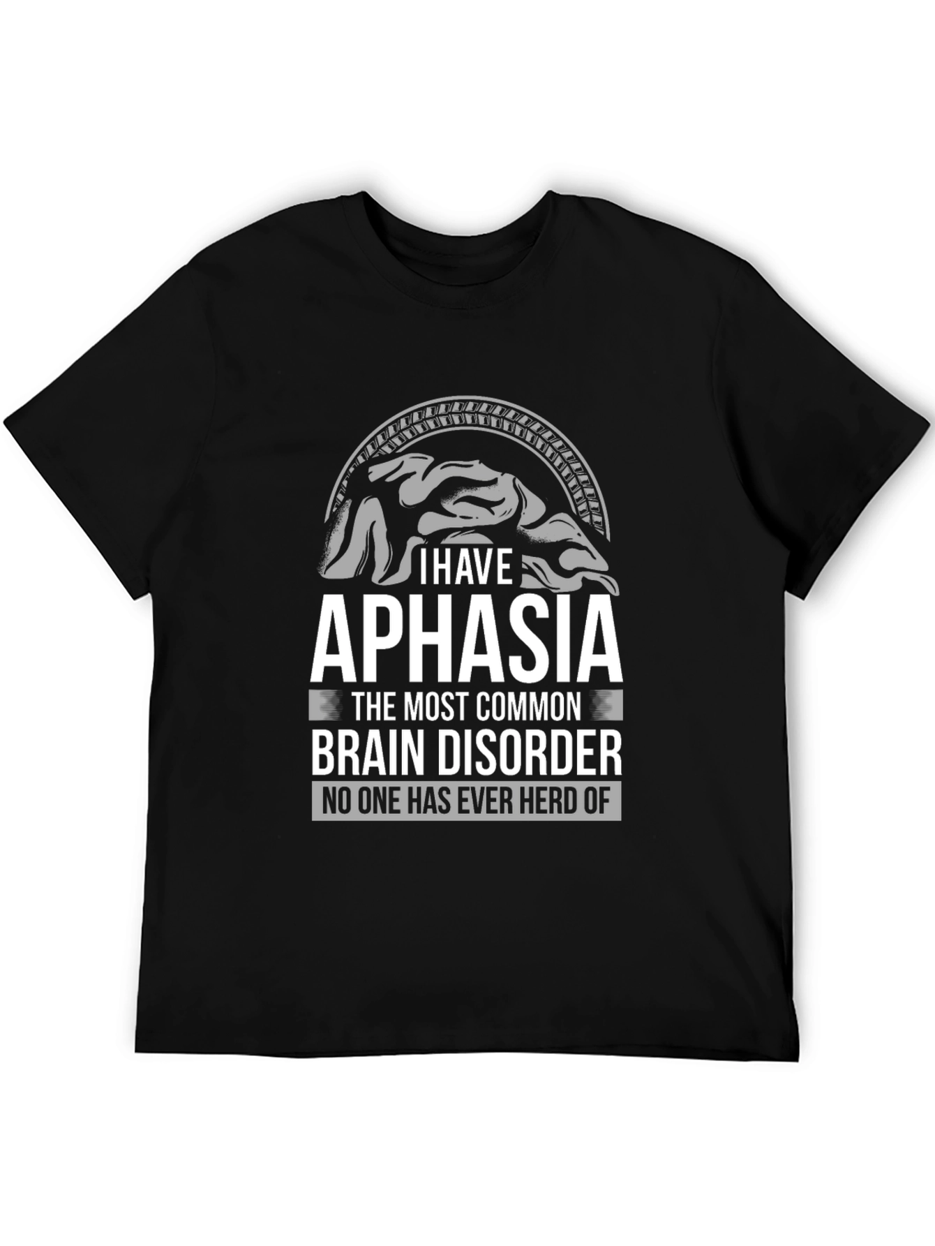 Aphasia Brain Disorder Graphic T-Shirt