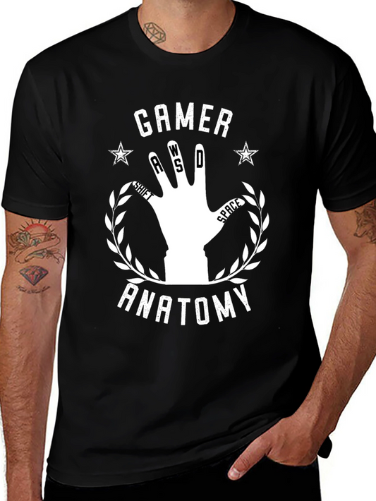 Gamer Anatomy T-Shirt - Gaming Hand Design