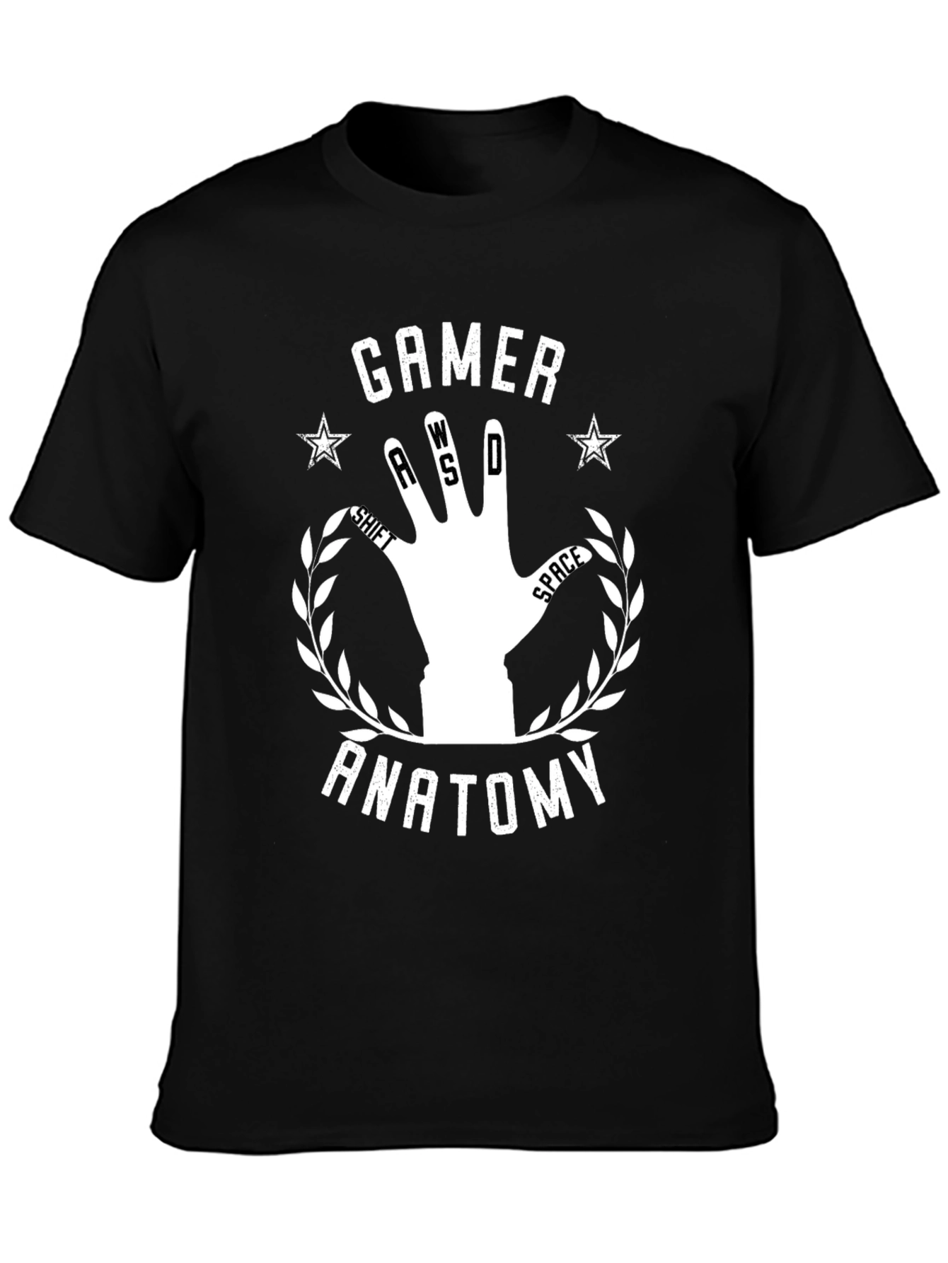 Gamer Anatomy T-Shirt - Gaming Hand Design