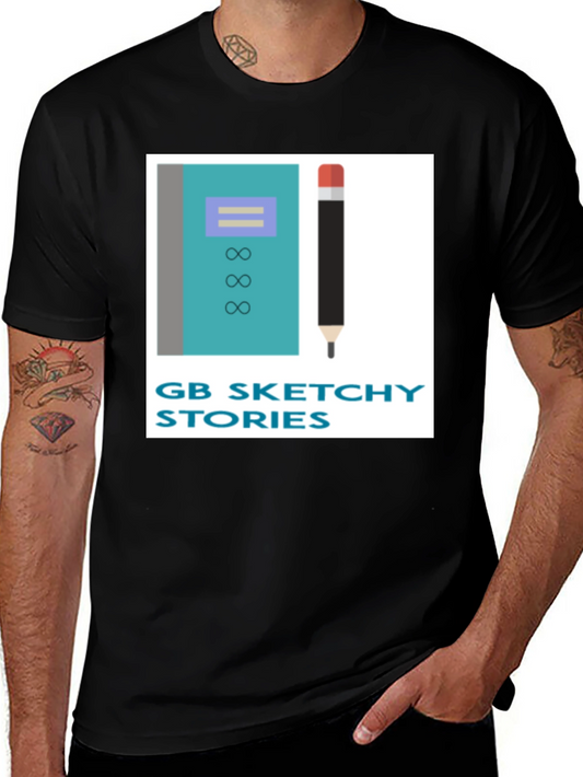 GB Sketchy Stories Graphic Tee - Black