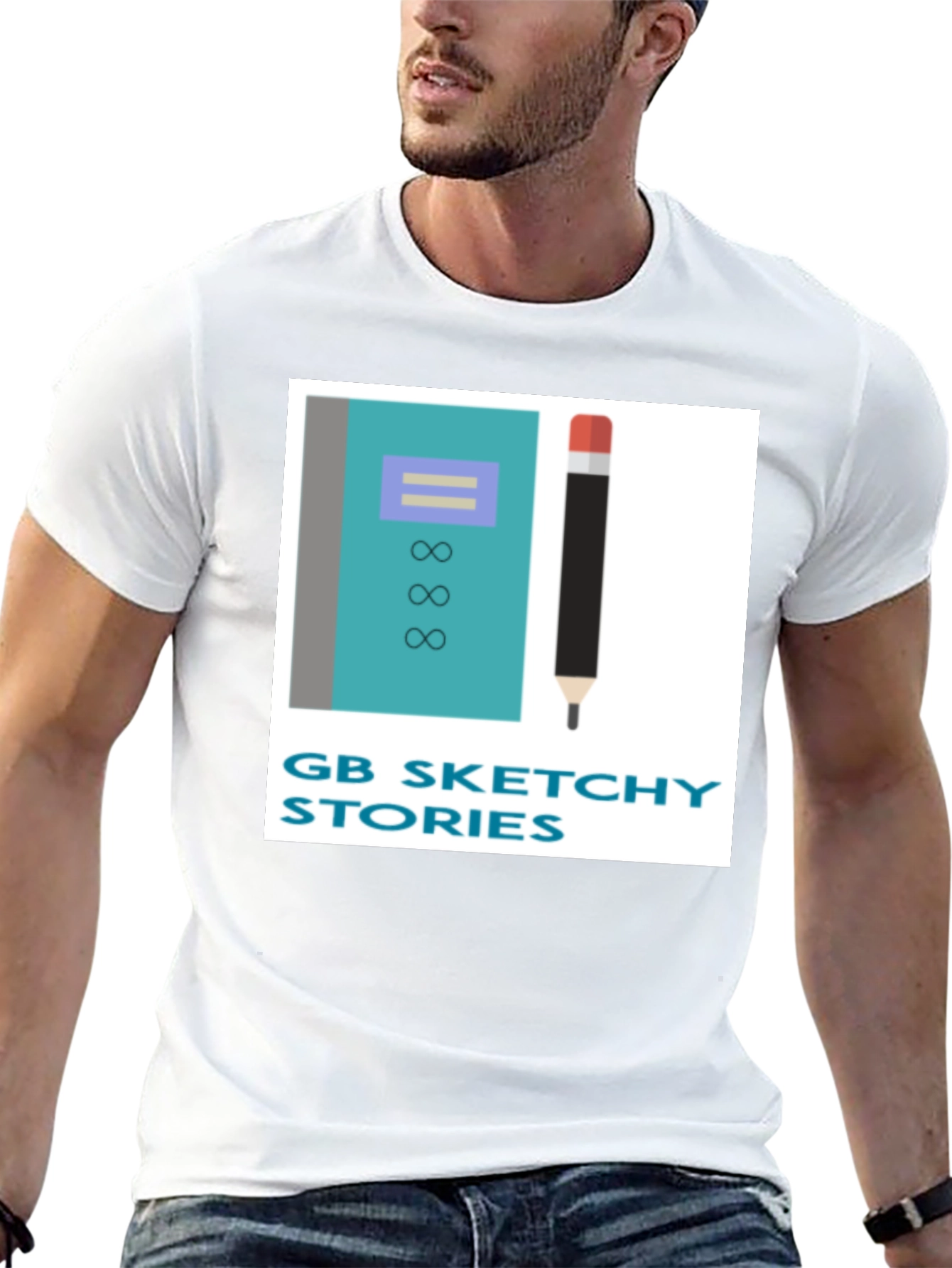 GB Sketchy Stories Graphic Tee - Black