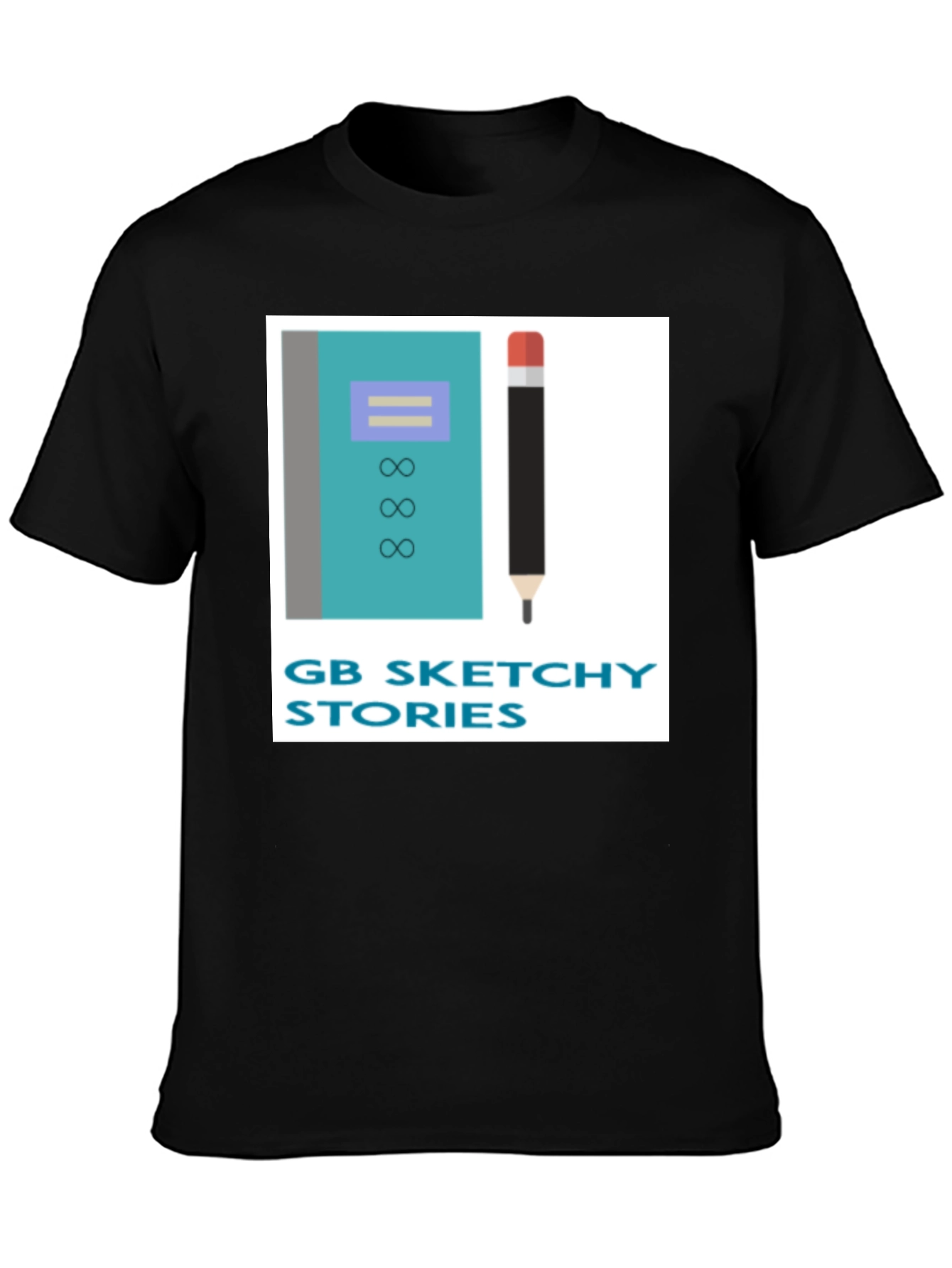 GB Sketchy Stories Graphic Tee - Black