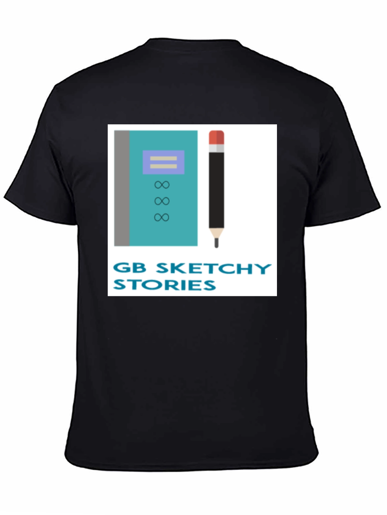 GB Sketchy Stories Graphic Tee - Black