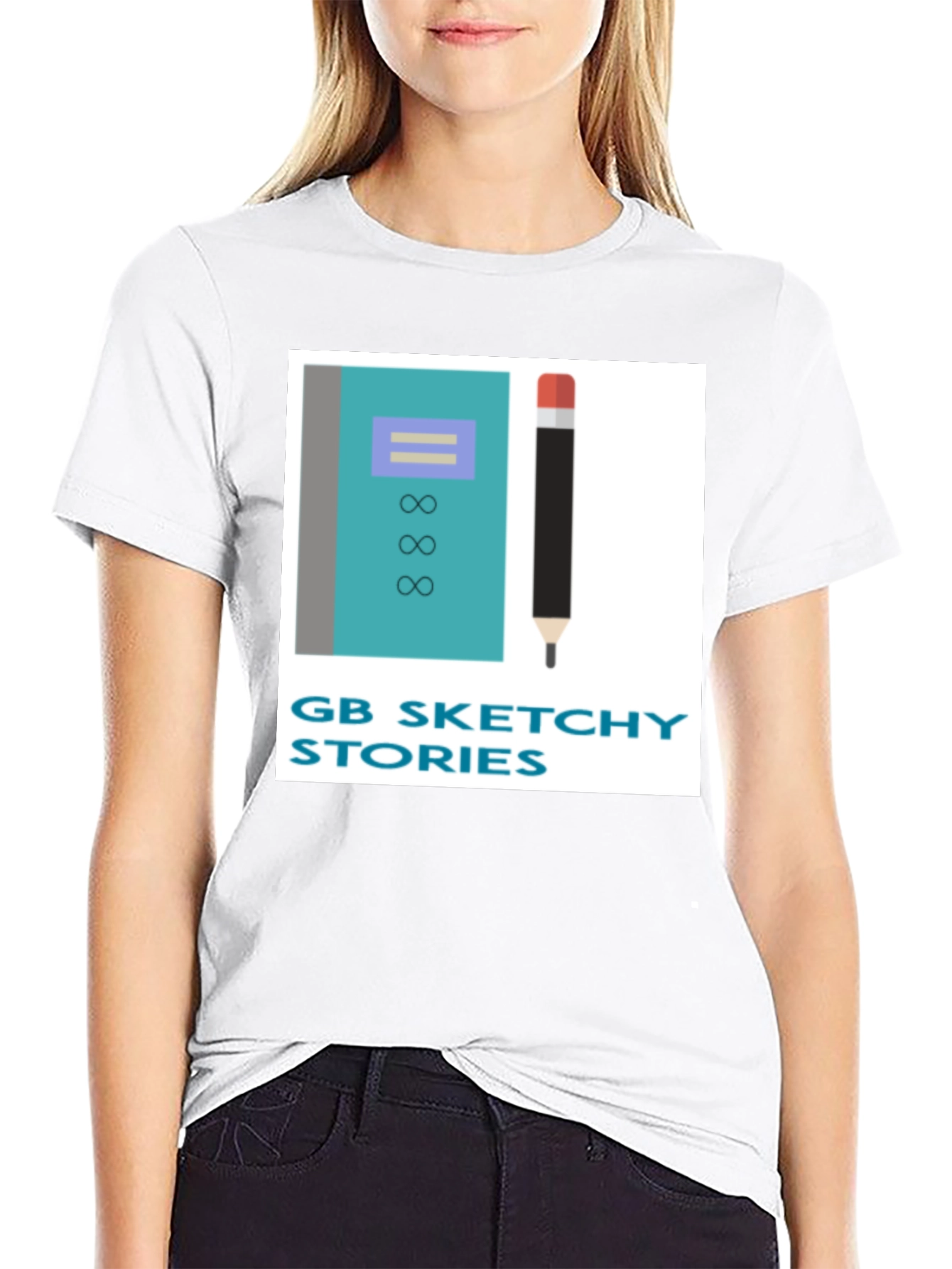 GB Sketchy Stories Graphic Tee - Black