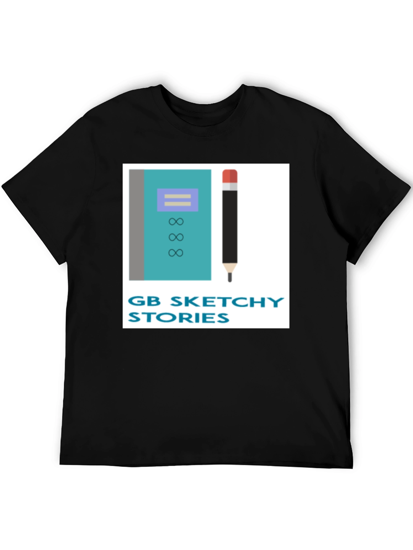GB Sketchy Stories Graphic Tee - Black