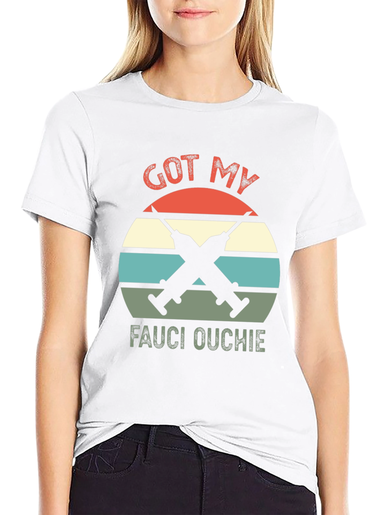 Got My Fauci Ouchie Retro T-Shirt