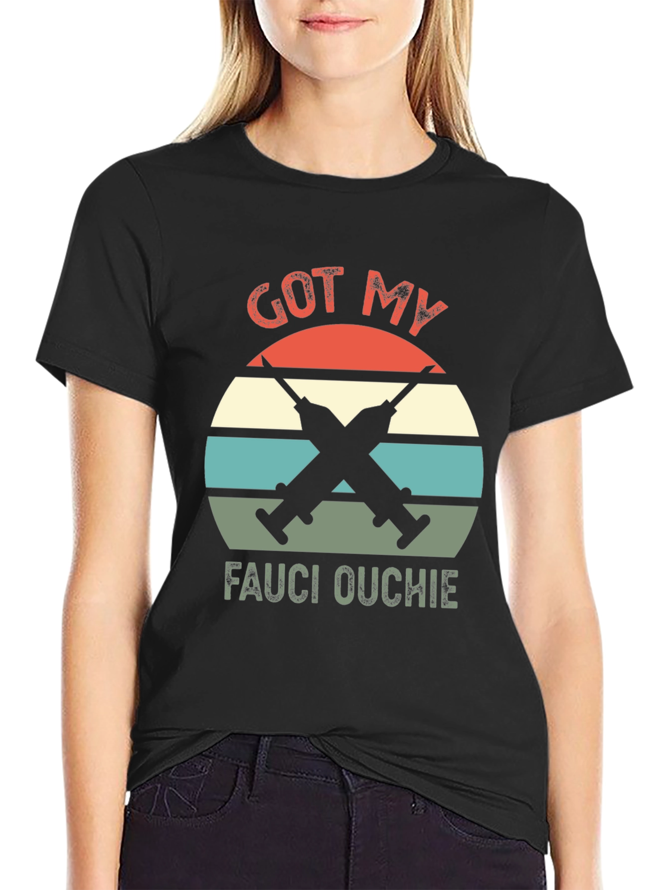 Got My Fauci Ouchie Retro T-Shirt