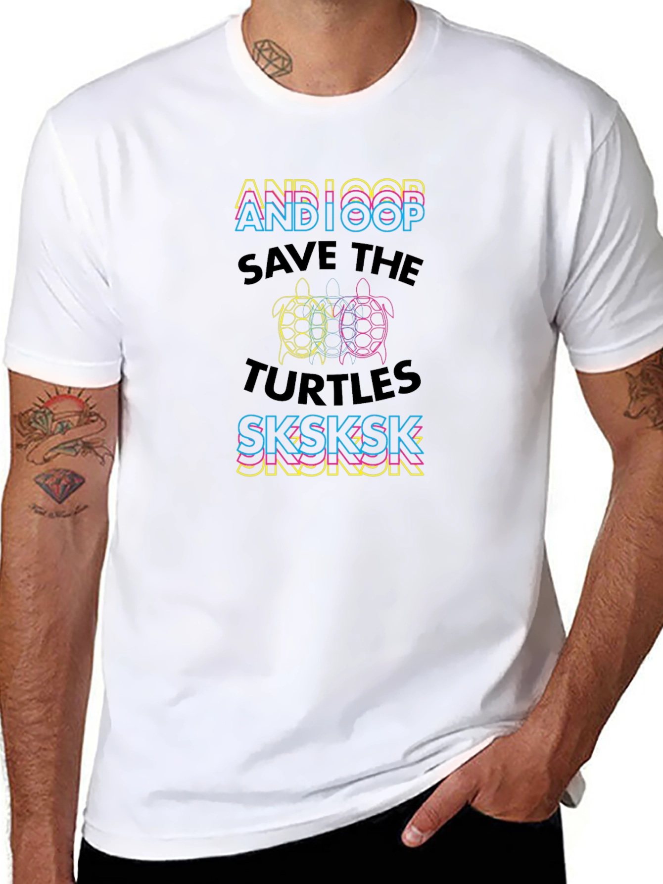 And I Oop Save the Turtles T-Shirt