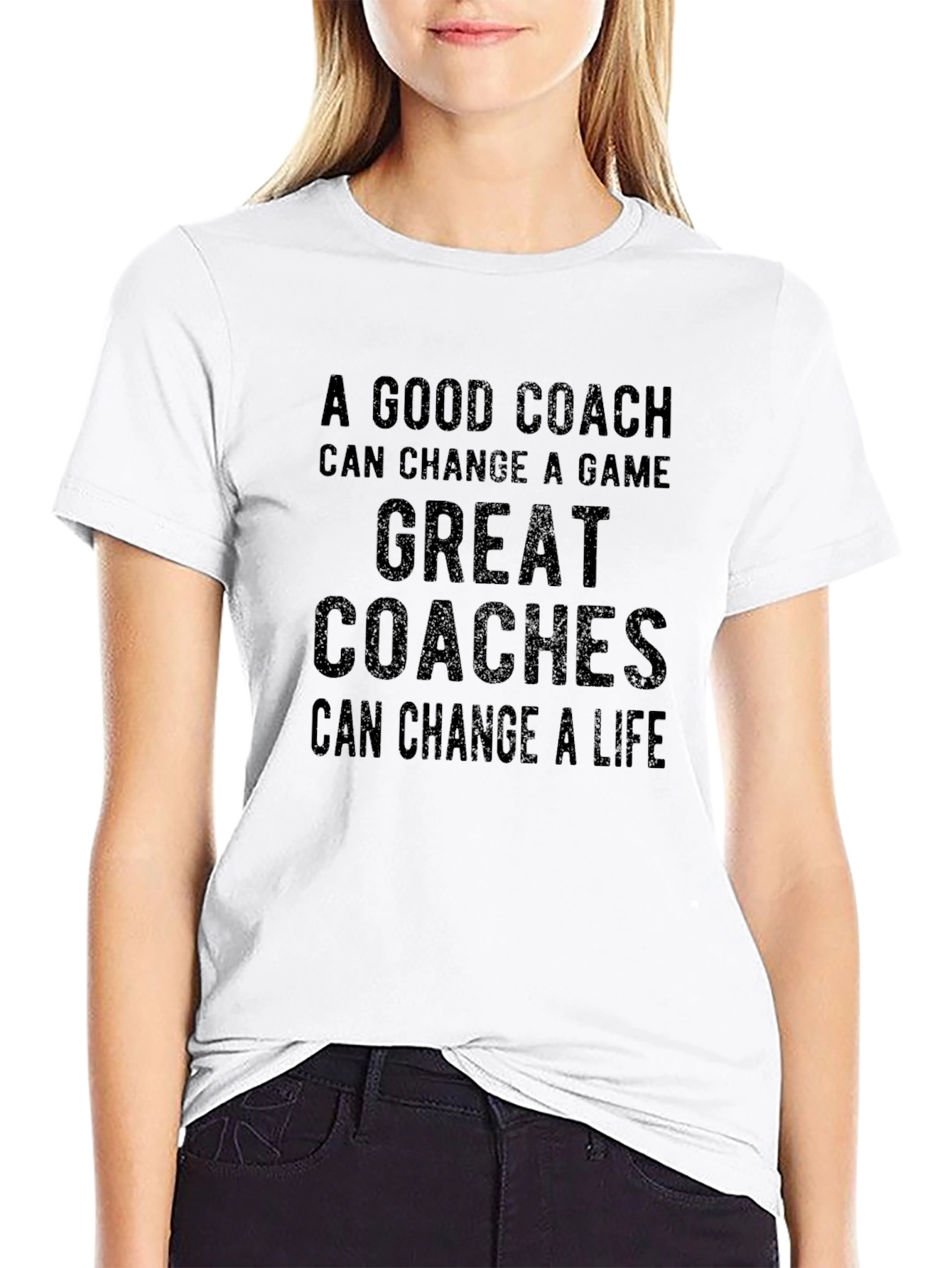 A Good Coach Inspirational Graphic Tee