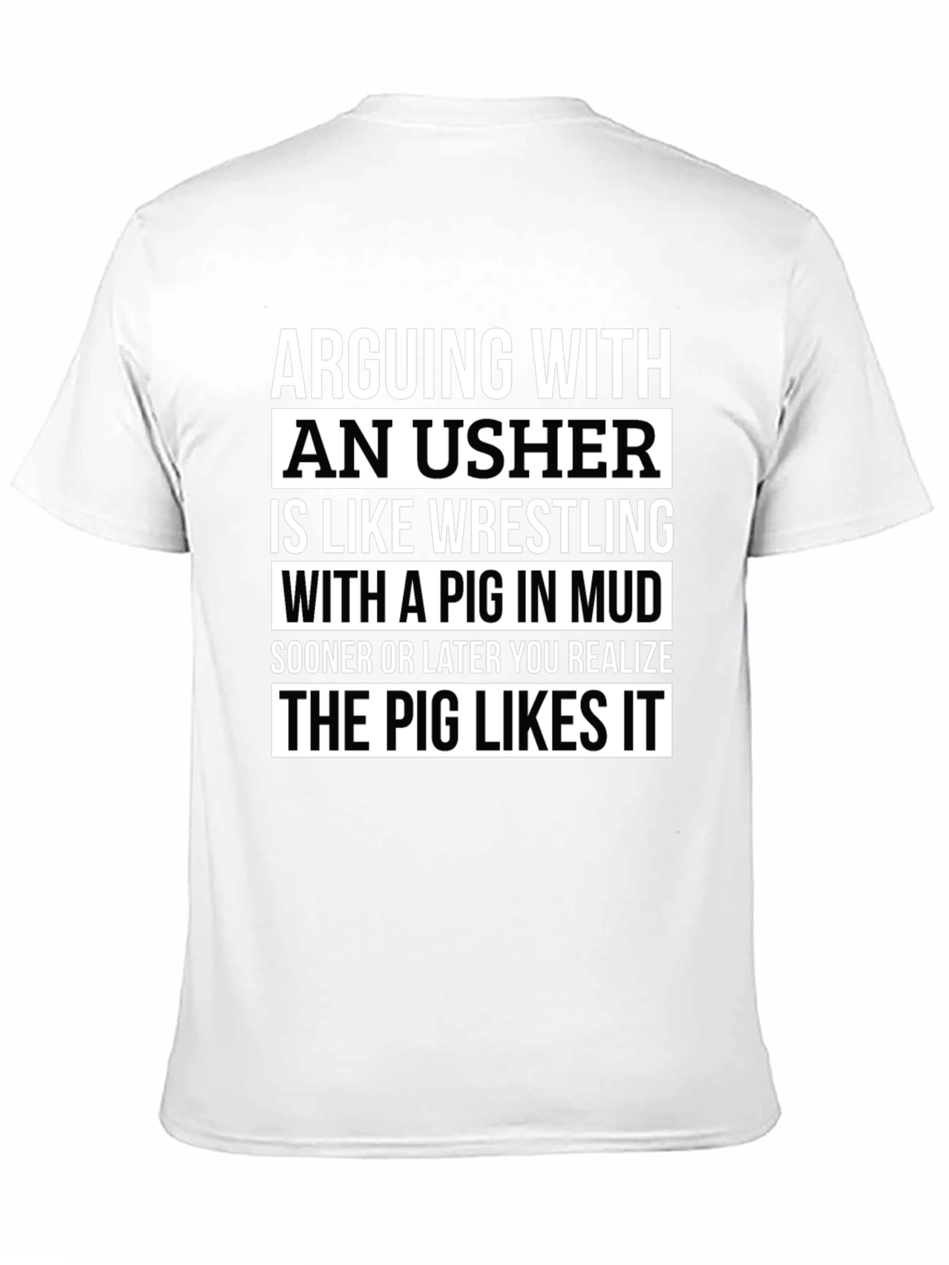 Arguing With An Usher Graphic T-Shirt