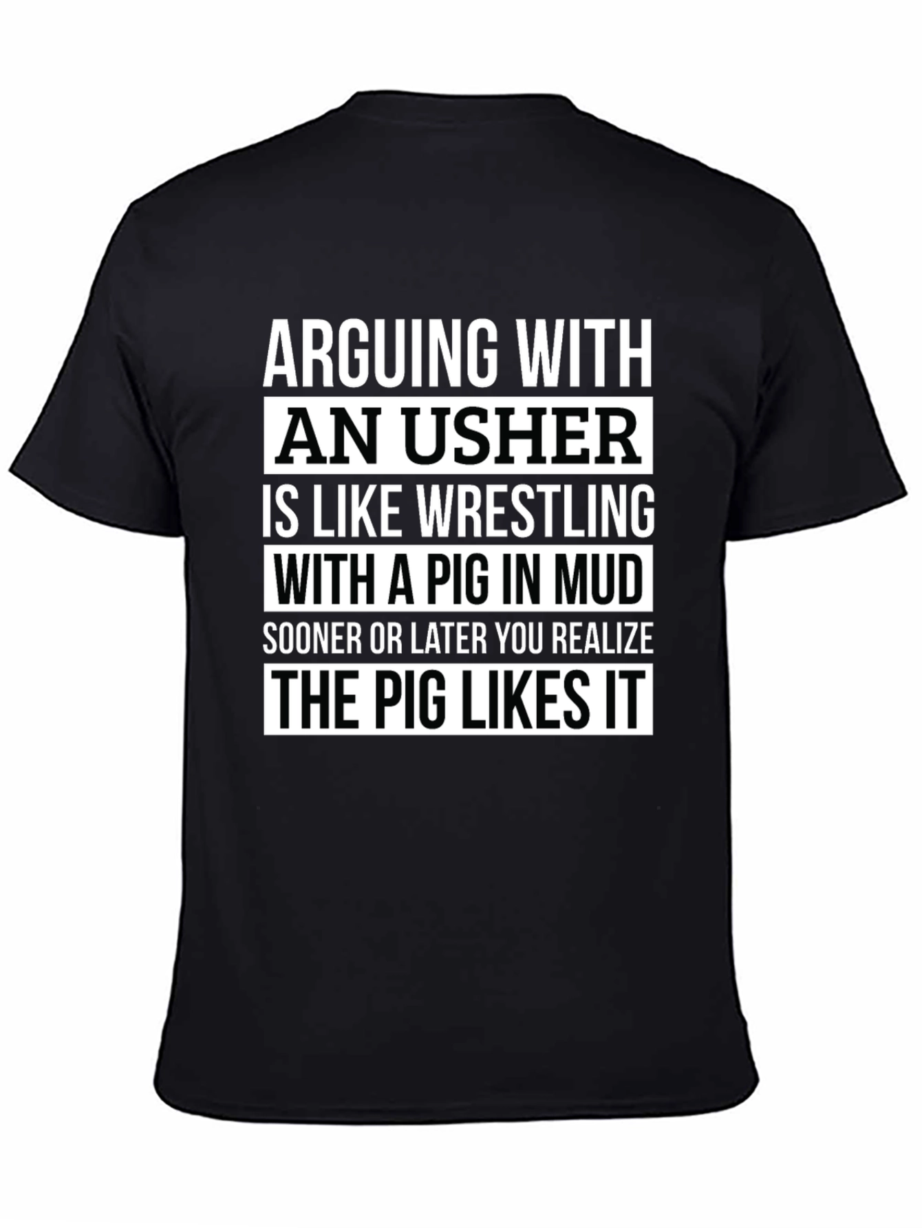 Arguing With An Usher Graphic T-Shirt