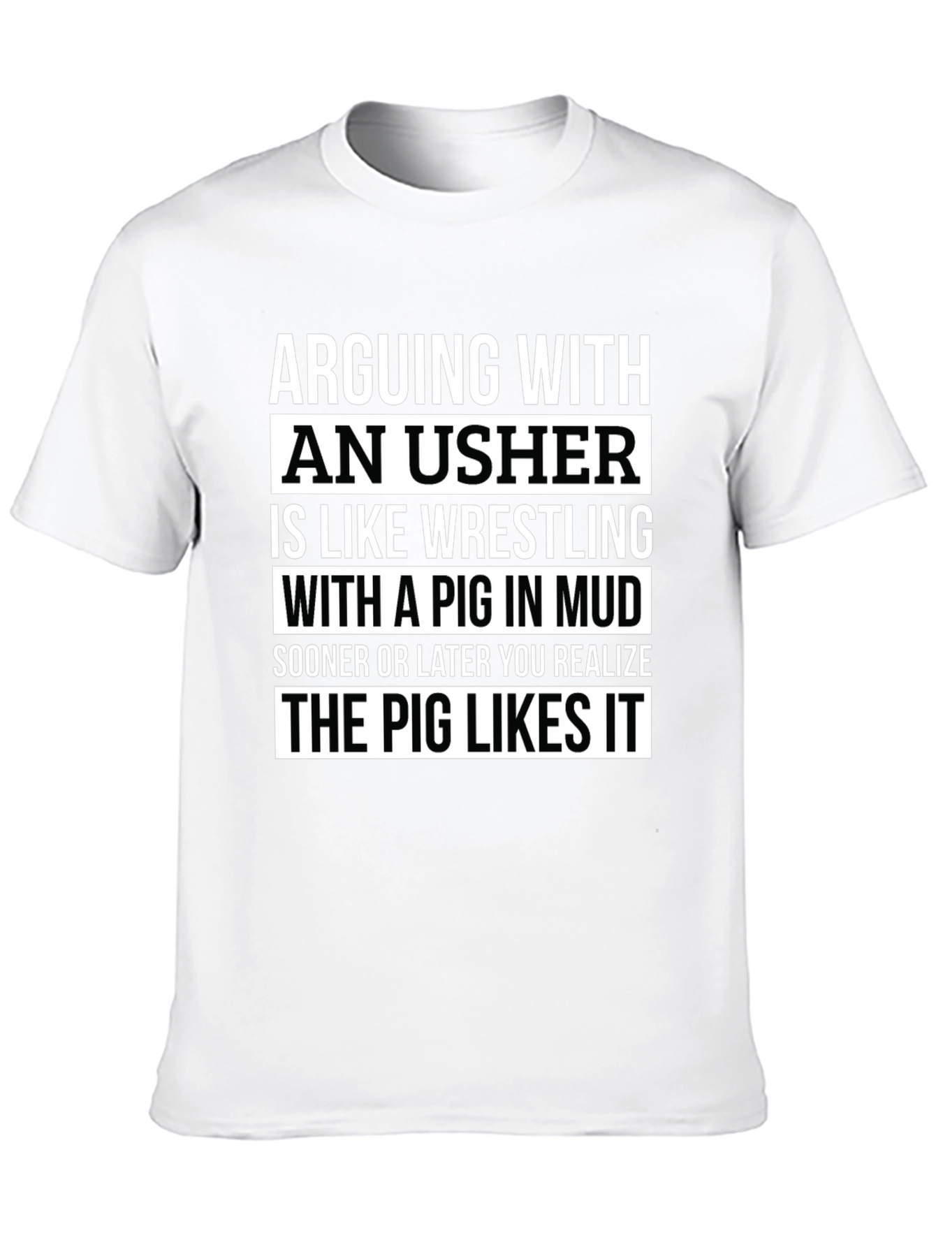 Arguing With An Usher Graphic T-Shirt