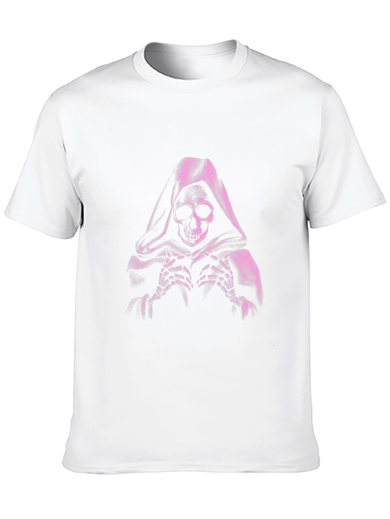 Grim Reaper Graphic T-Shirt - Black Cotton Blend