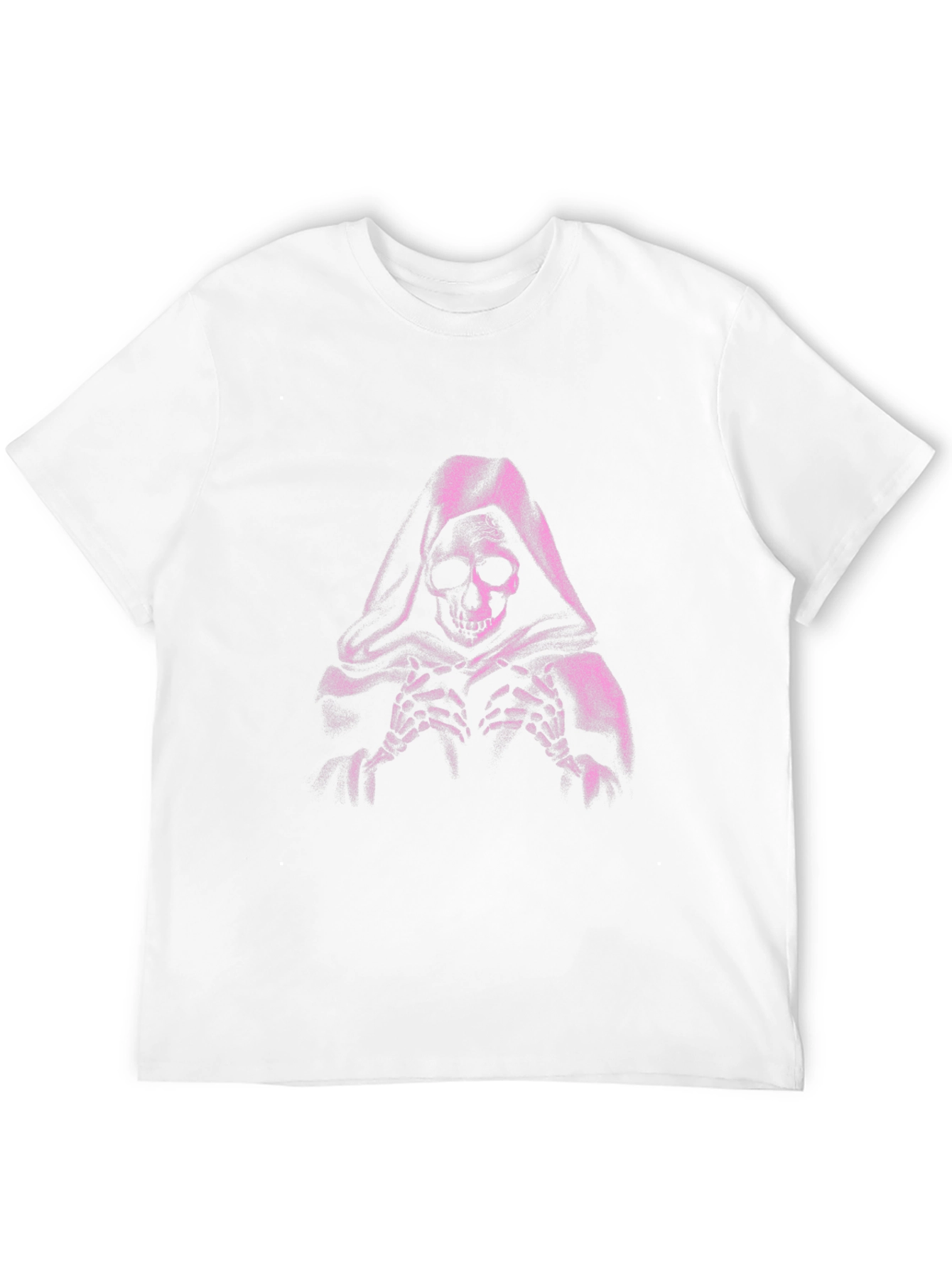Grim Reaper Graphic T-Shirt - Black Cotton Blend