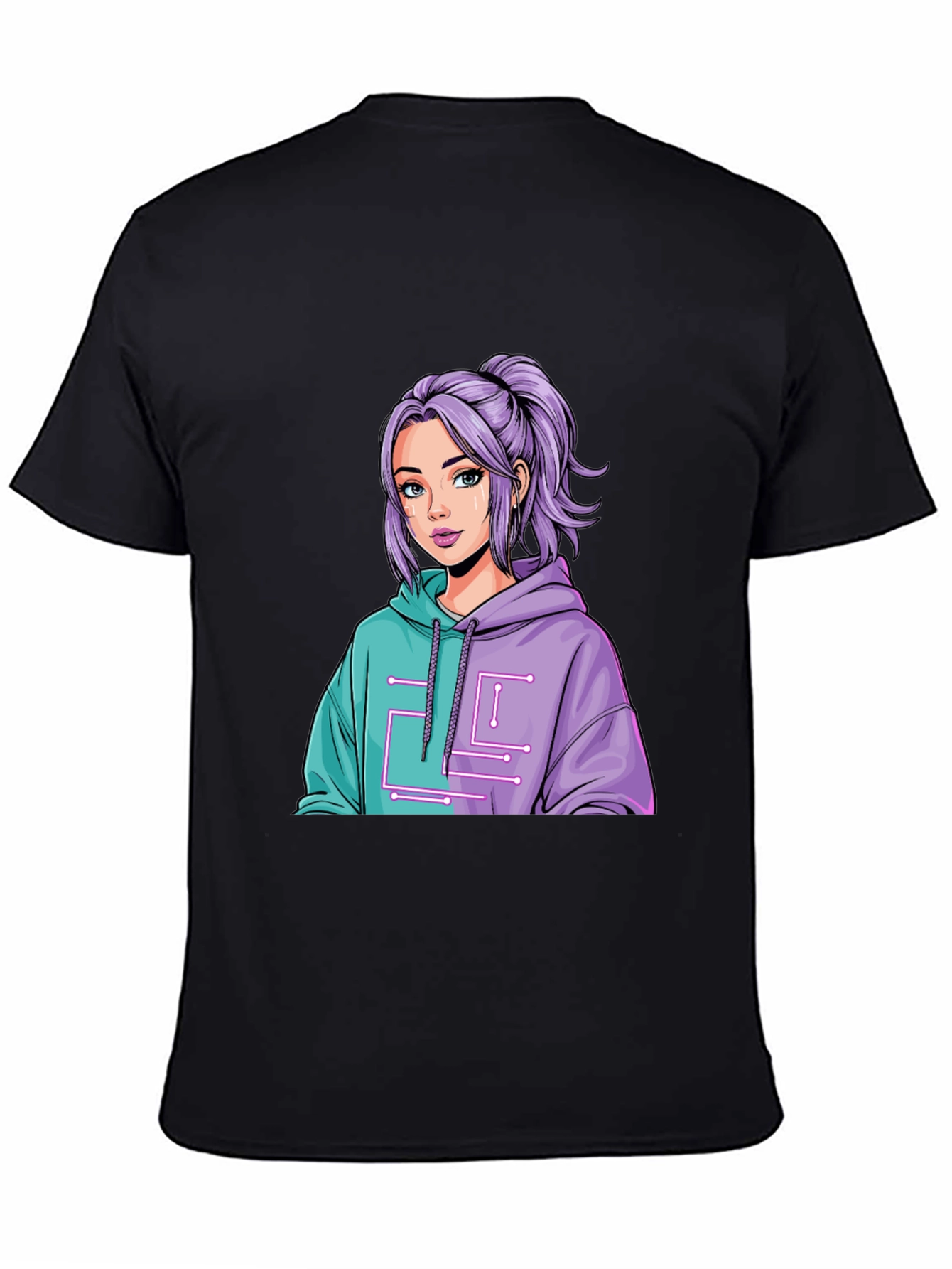 Anime Girl Graphic Tee - Stylish Casual Wear
