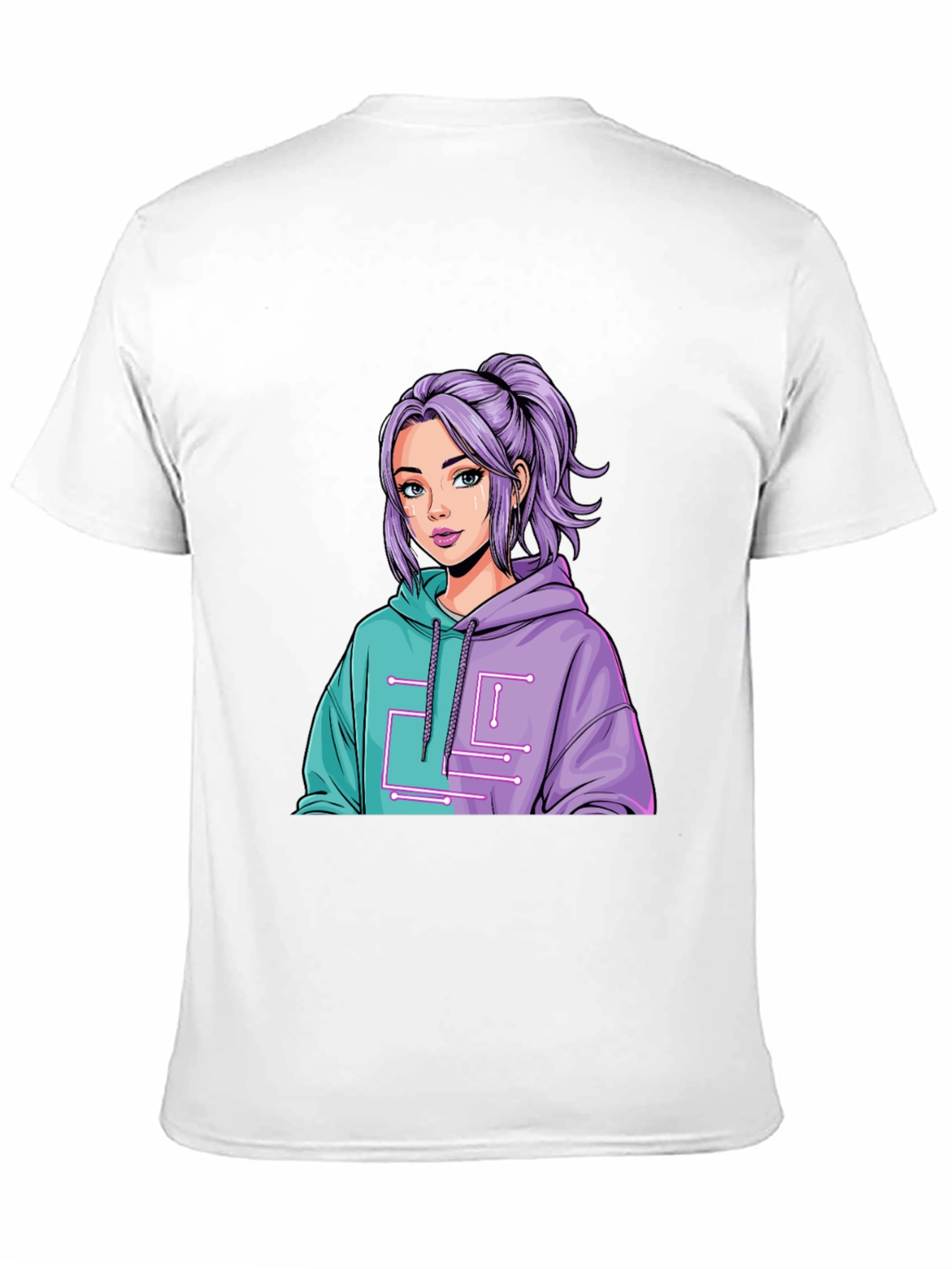 Anime Girl Graphic Tee - Stylish Casual Wear