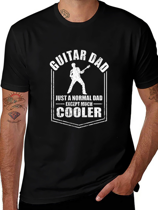 Guitar Dad T-Shirt - Cool Dad Graphic Tee