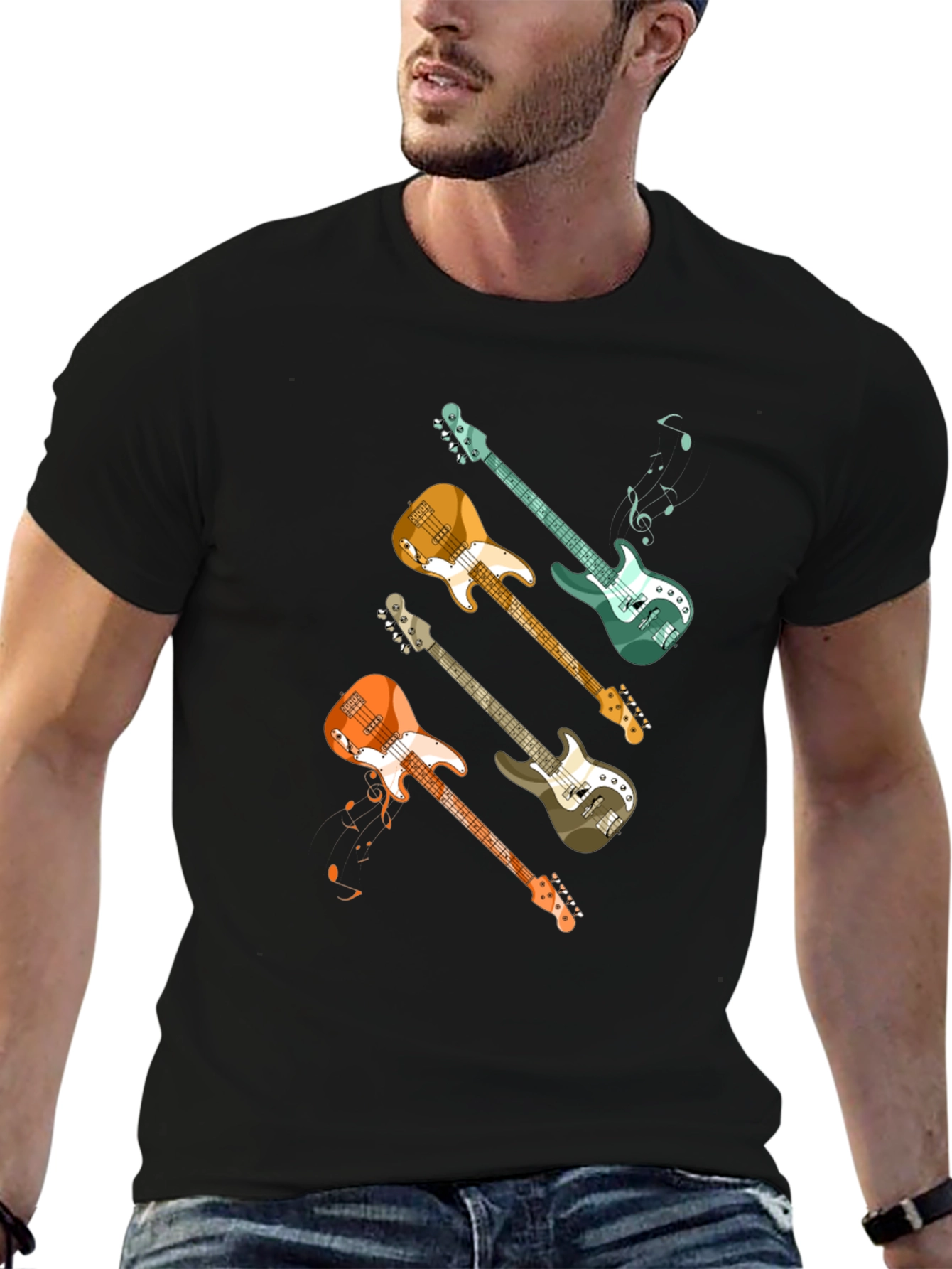 Guitar T-Shirt - Musical Instrument Tee