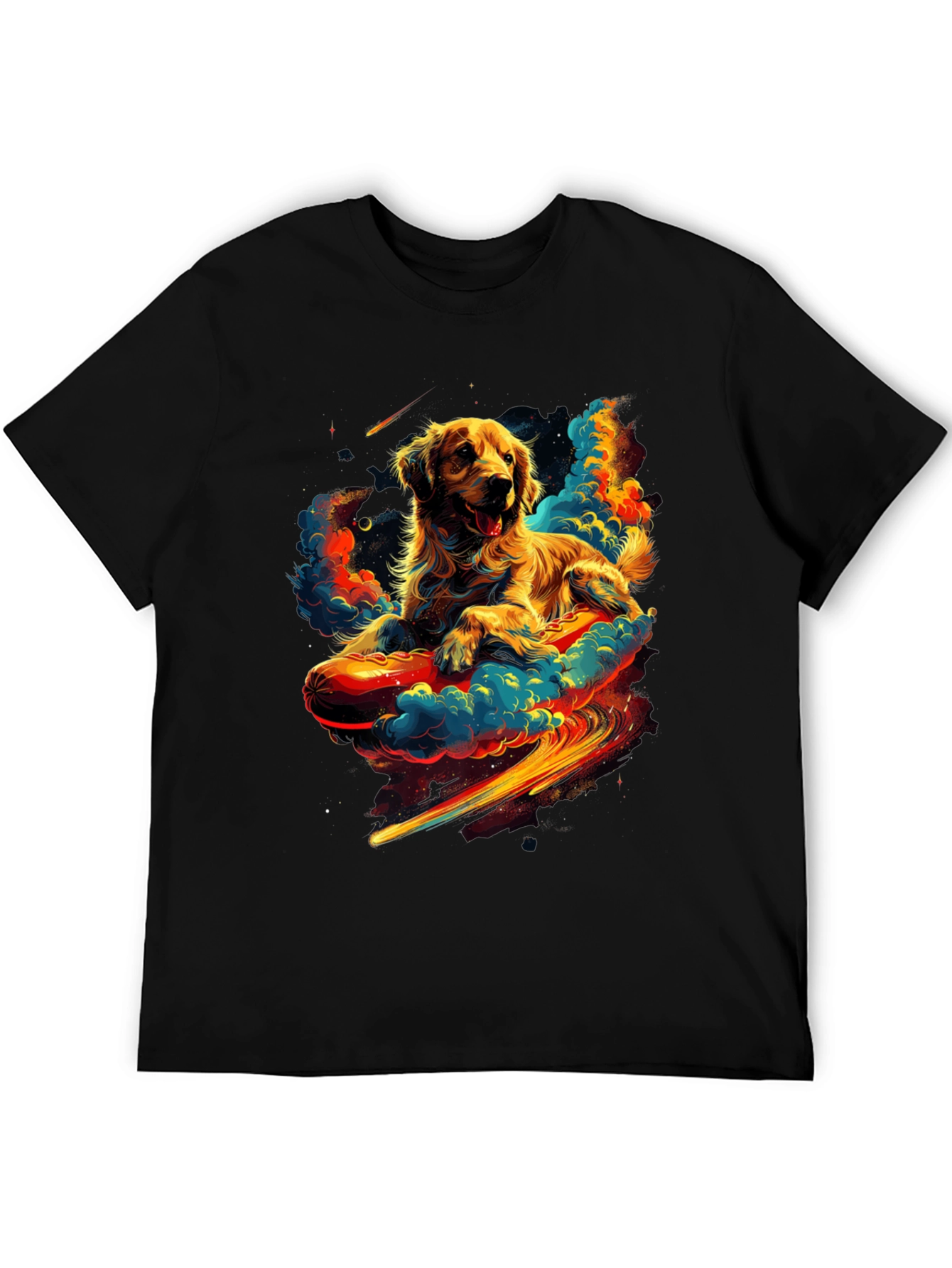 Golden Retriever Hotdog T-Shirt