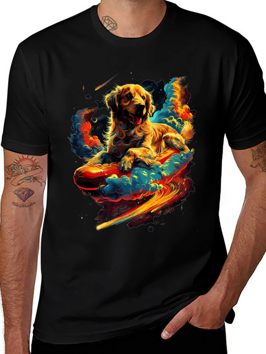 Golden Retriever Hotdog T-Shirt