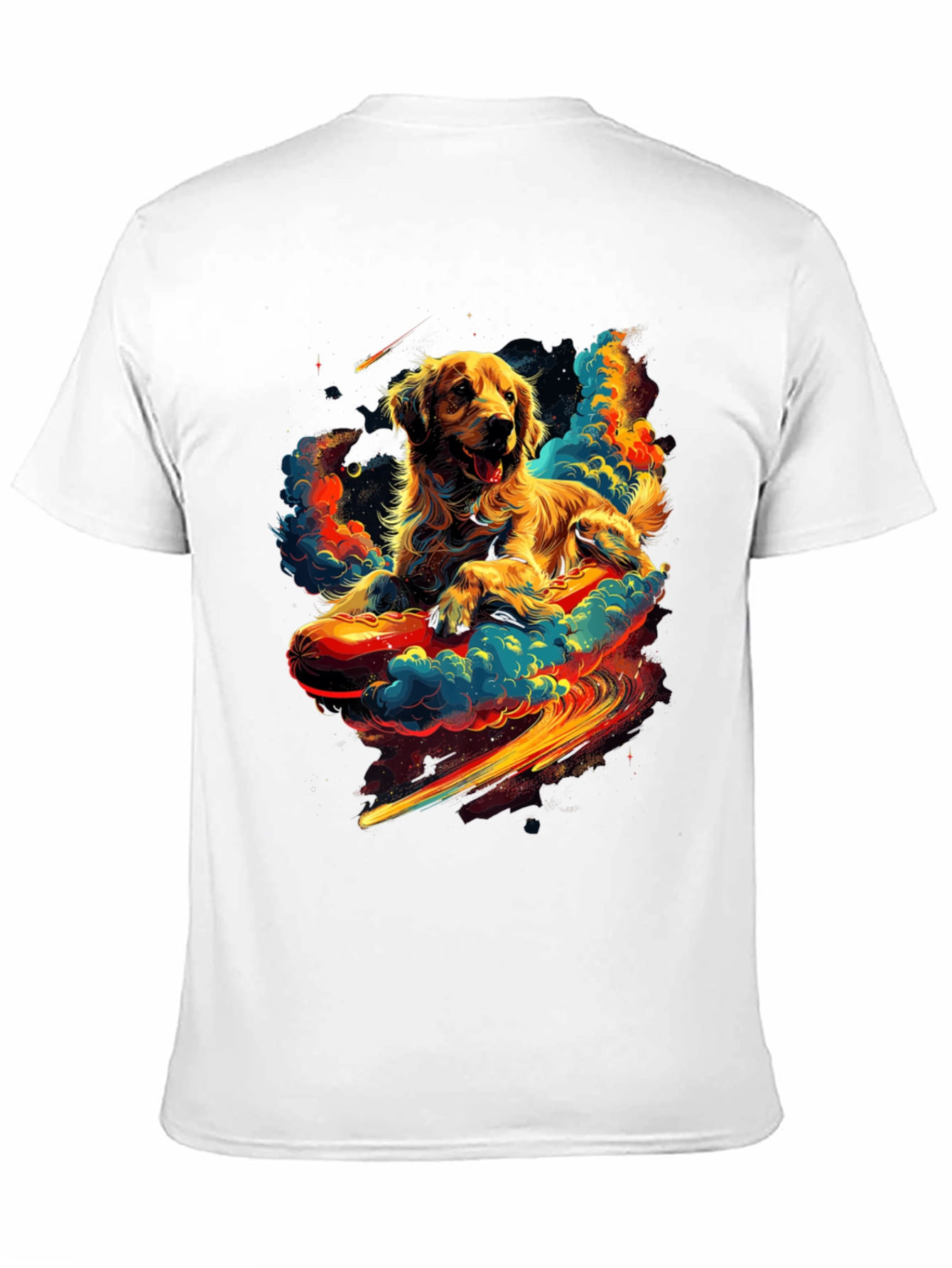 Golden Retriever Hotdog T-Shirt