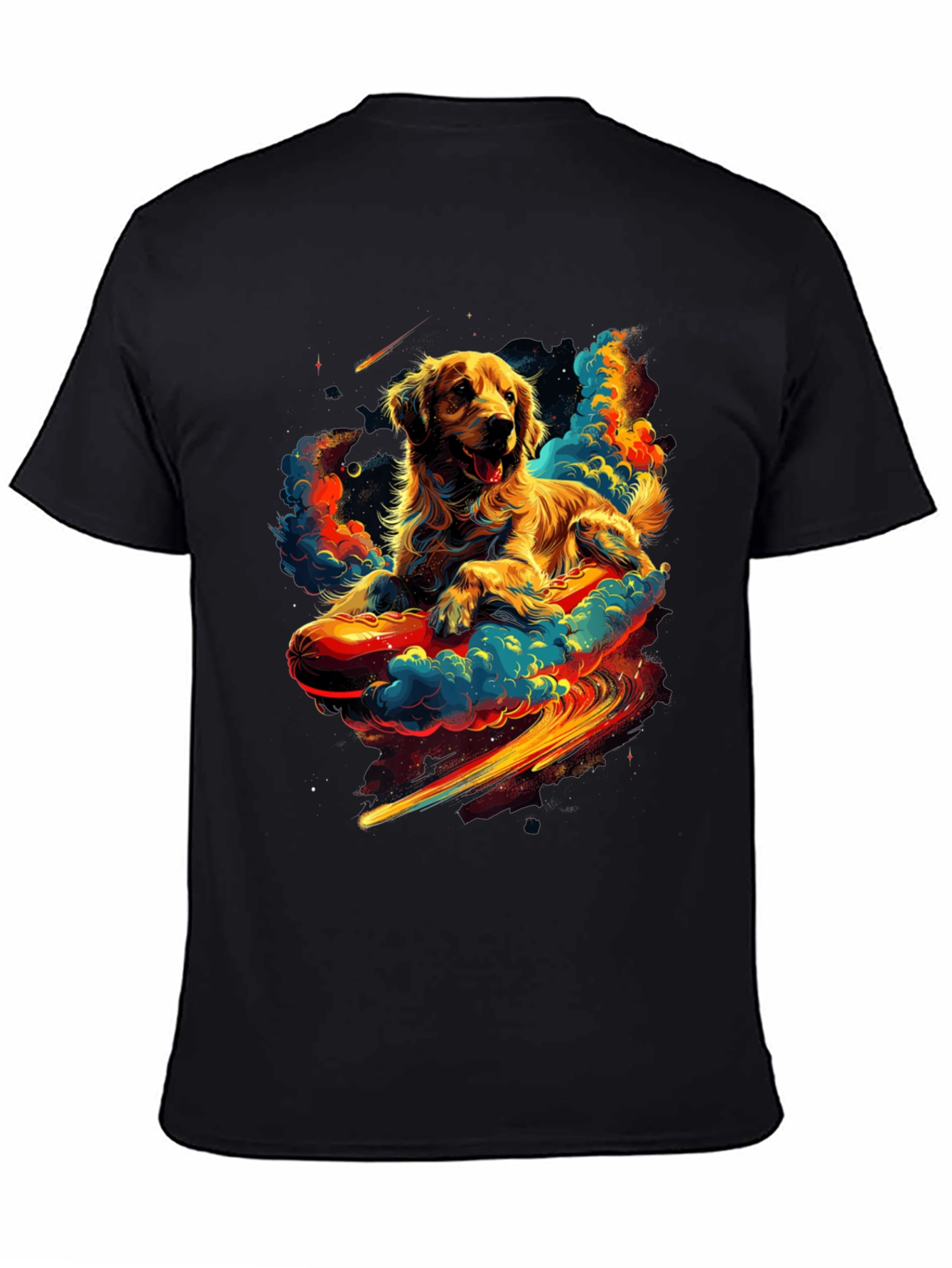 Golden Retriever Hotdog T-Shirt