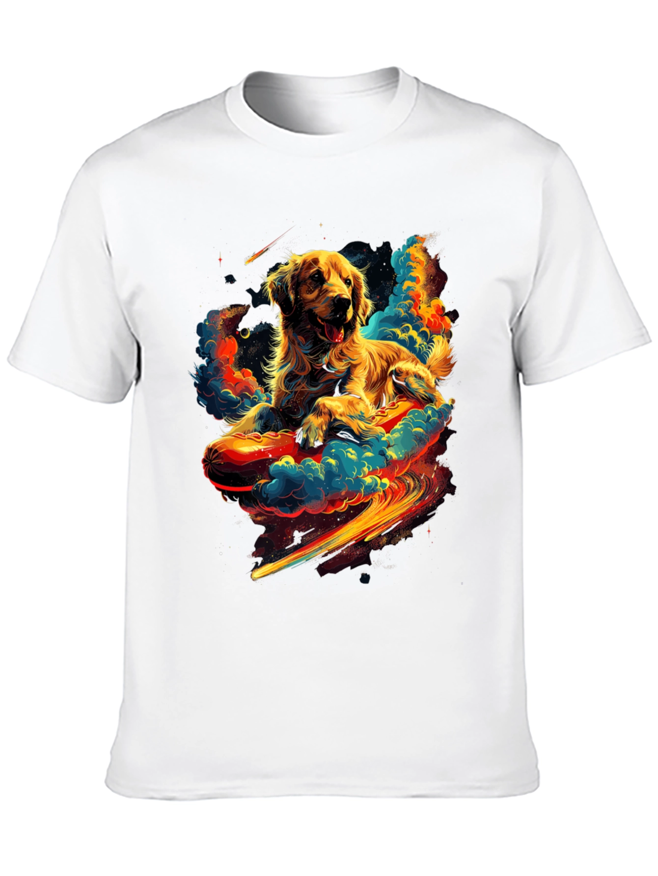 Golden Retriever Hotdog T-Shirt