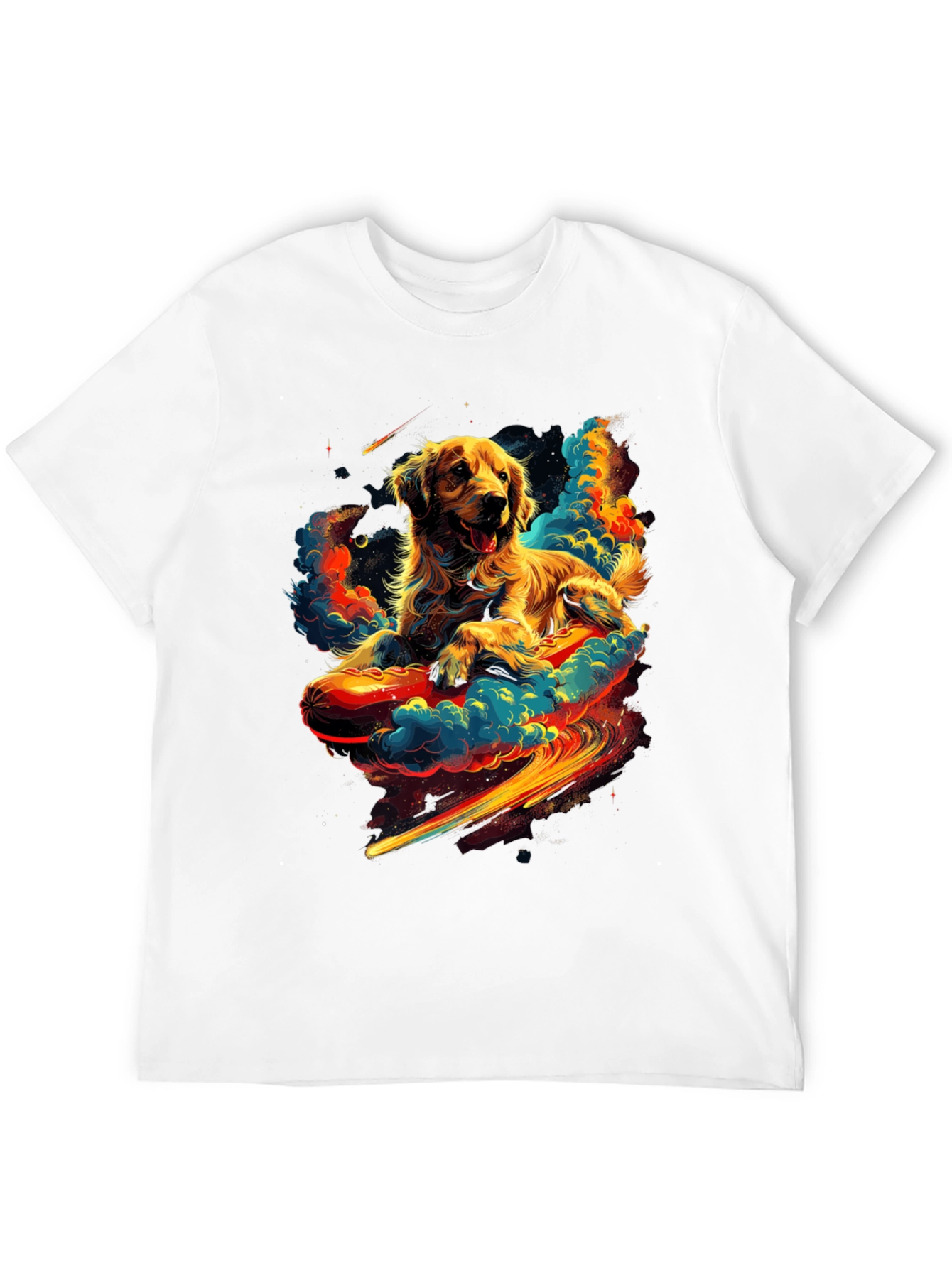 Golden Retriever Hotdog T-Shirt