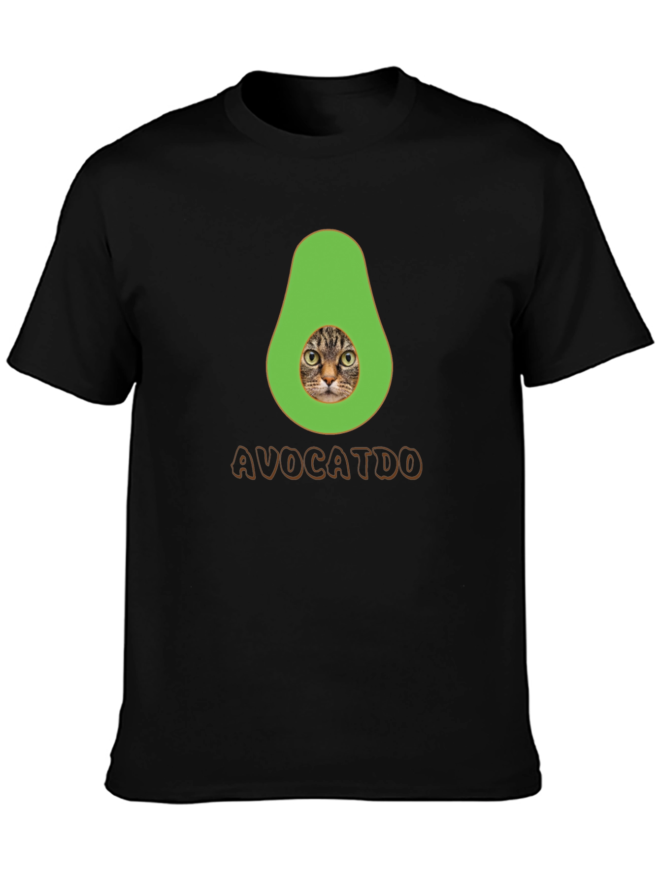 Avocatdo T-Shirt: Cat Avocado Pun Tee