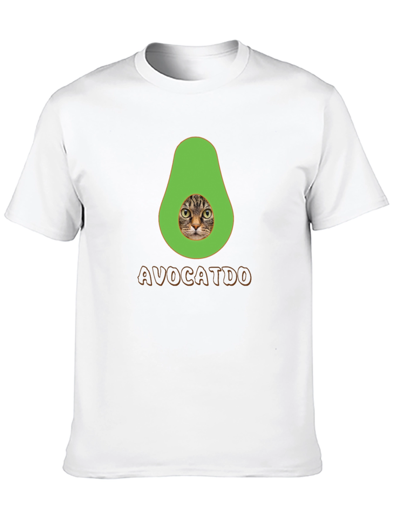 Avocatdo T-Shirt: Cat Avocado Pun Tee