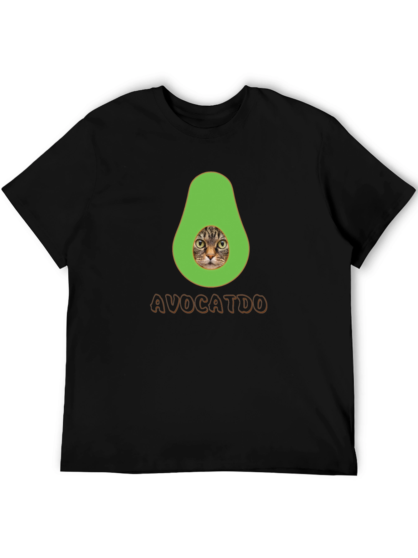 Avocatdo T-Shirt: Cat Avocado Pun Tee