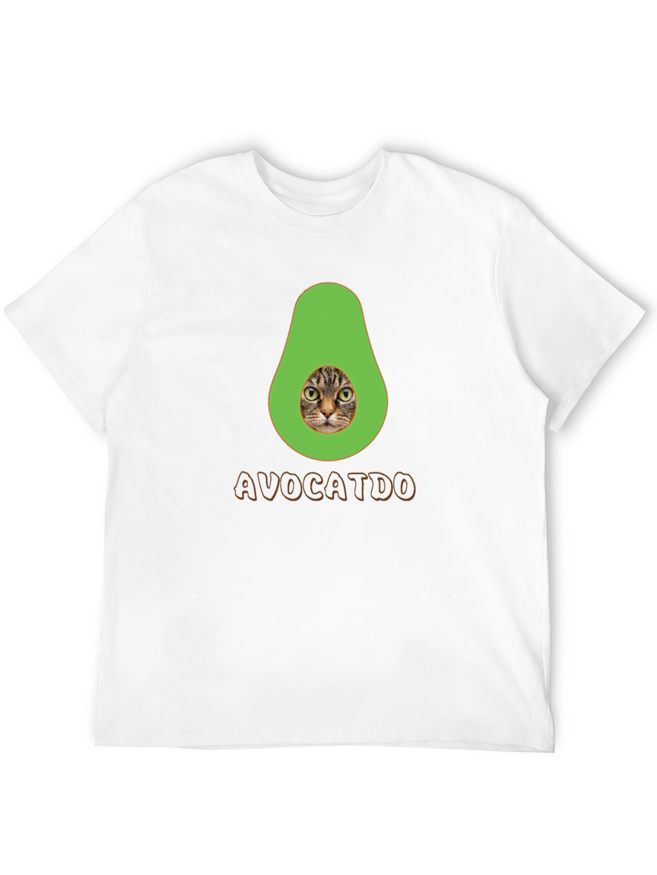 Avocatdo T-Shirt: Cat Avocado Pun Tee