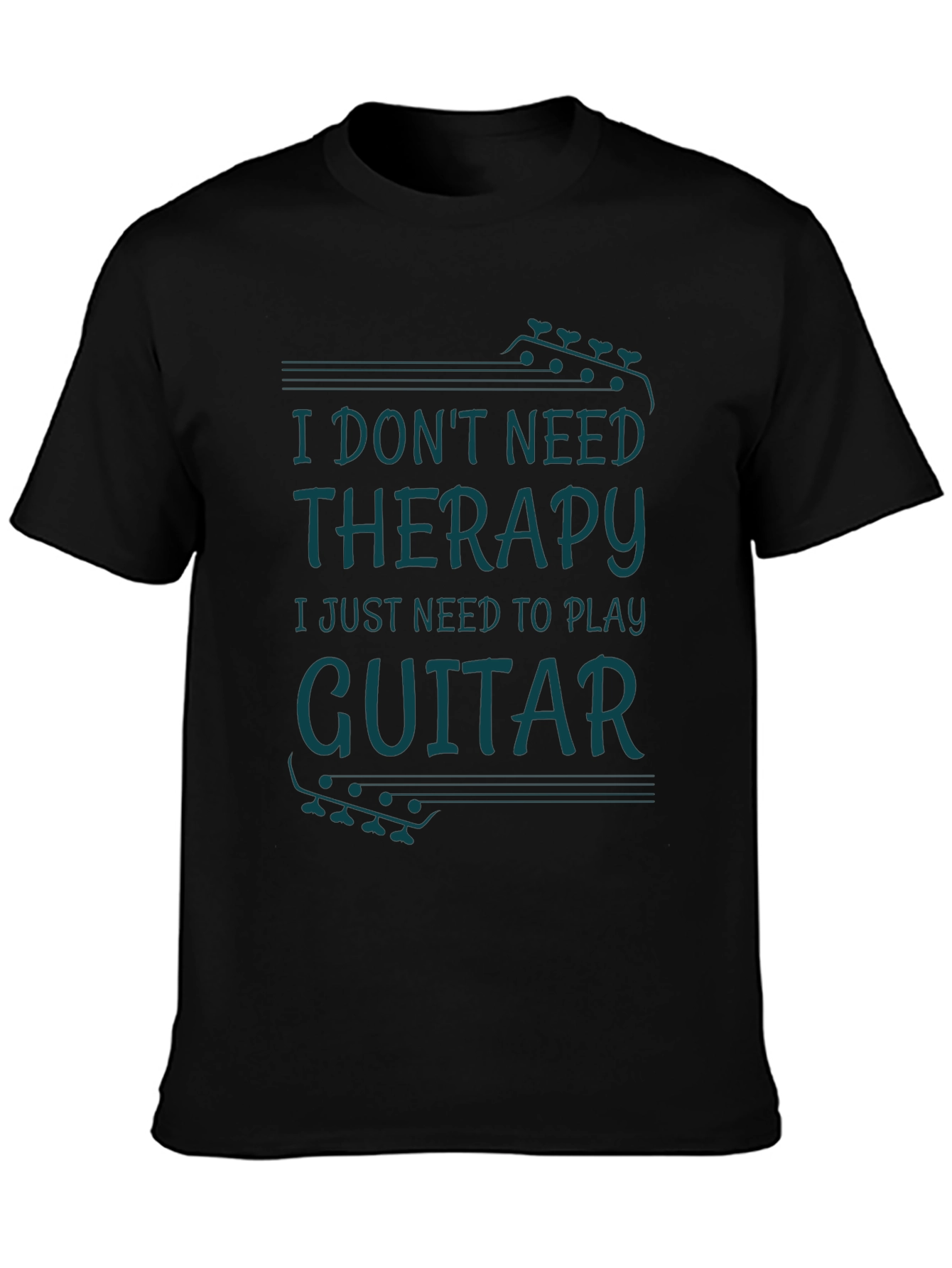 Guitar Therapy Black T-Shirt