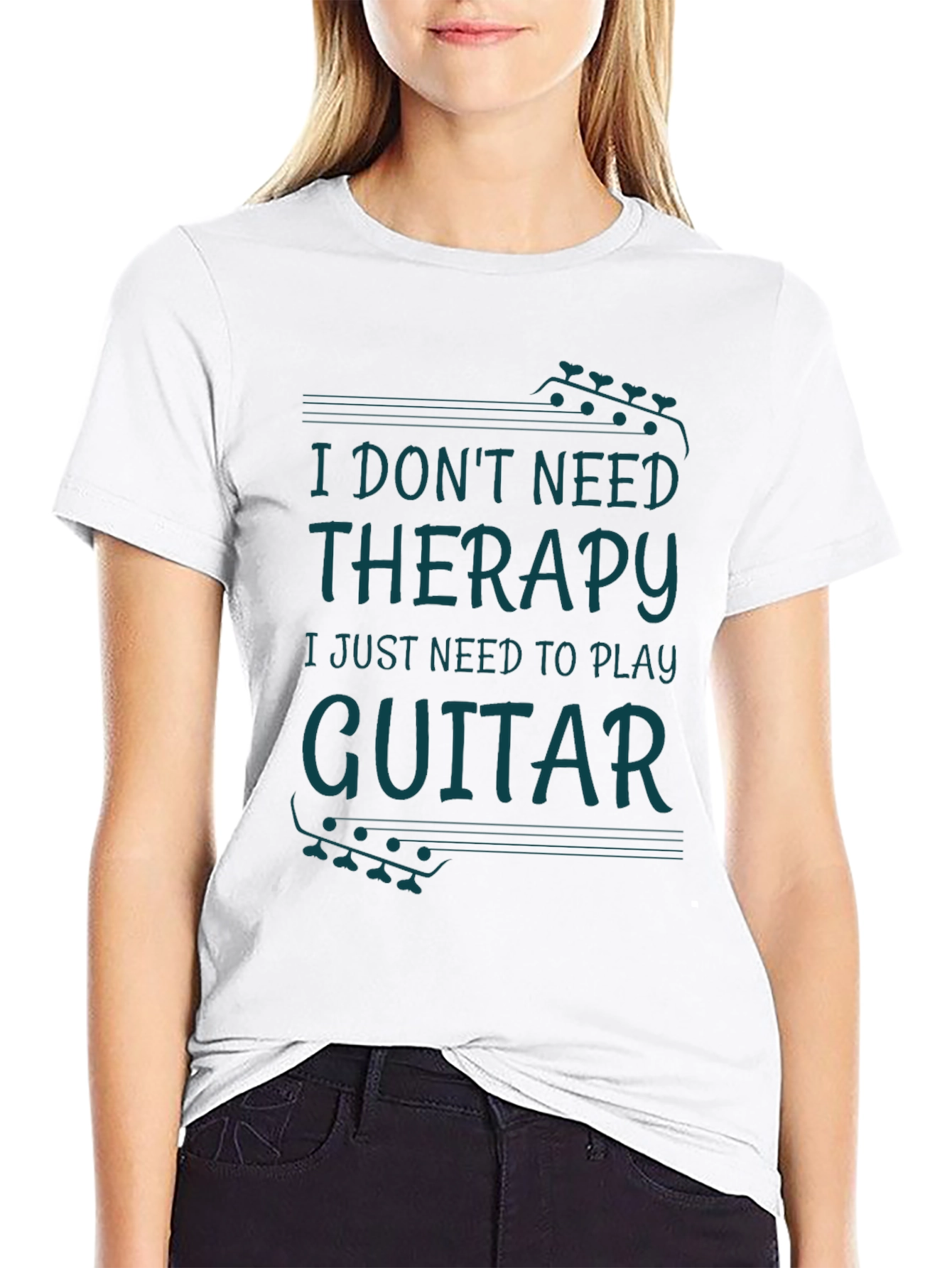 Guitar Therapy Black T-Shirt