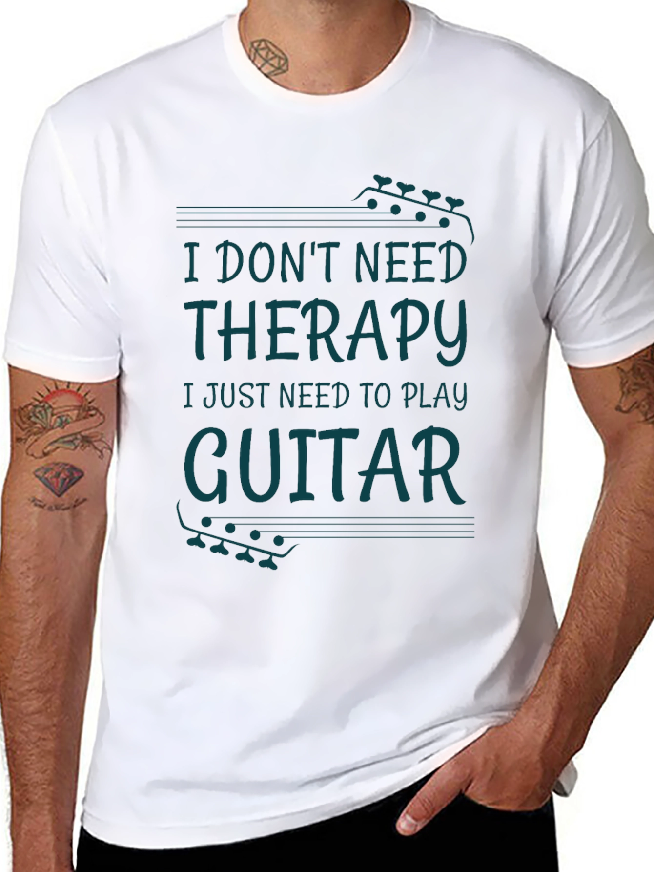 Guitar Therapy Black T-Shirt