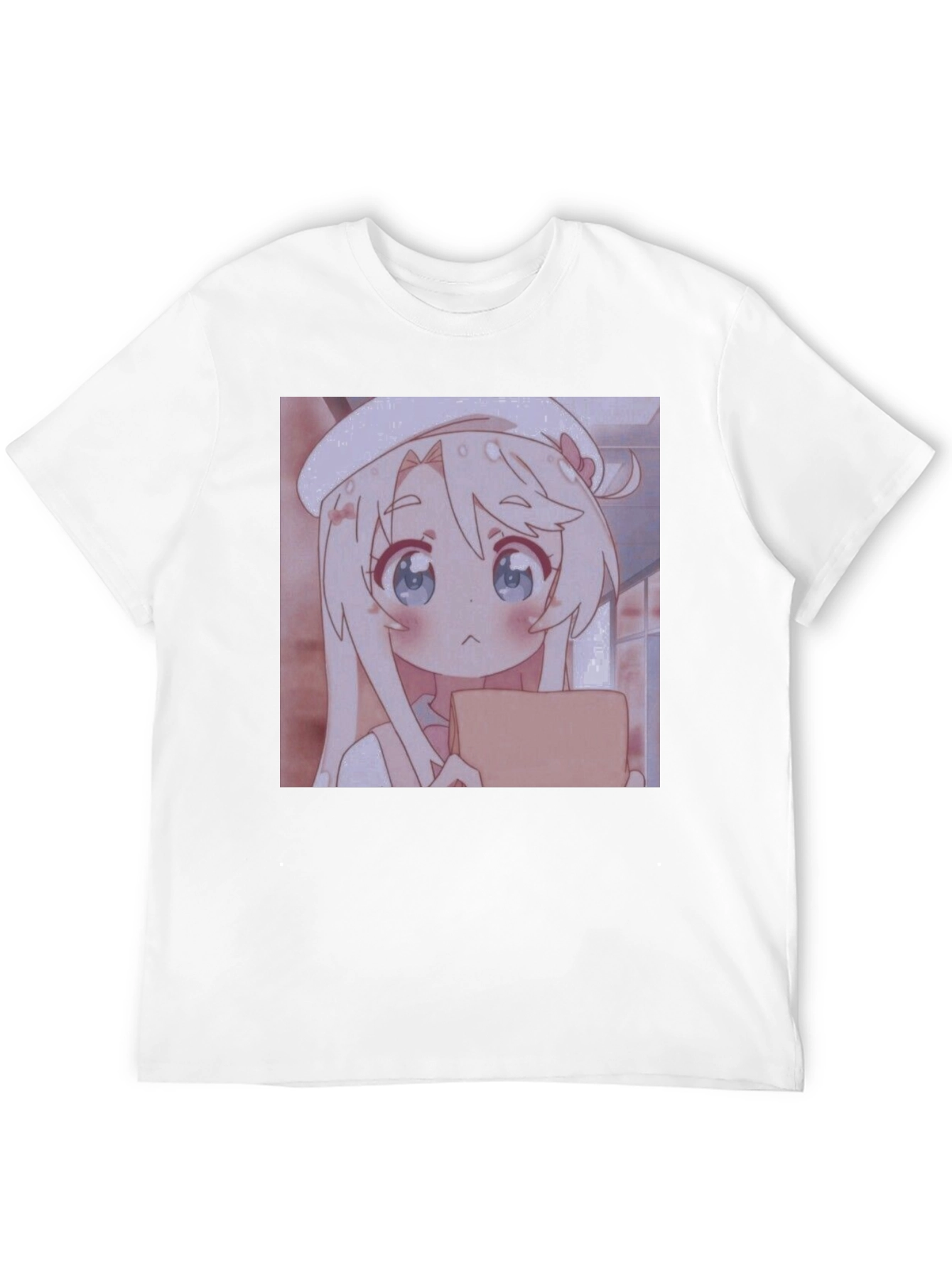 Anime Girl Graphic Black Tee