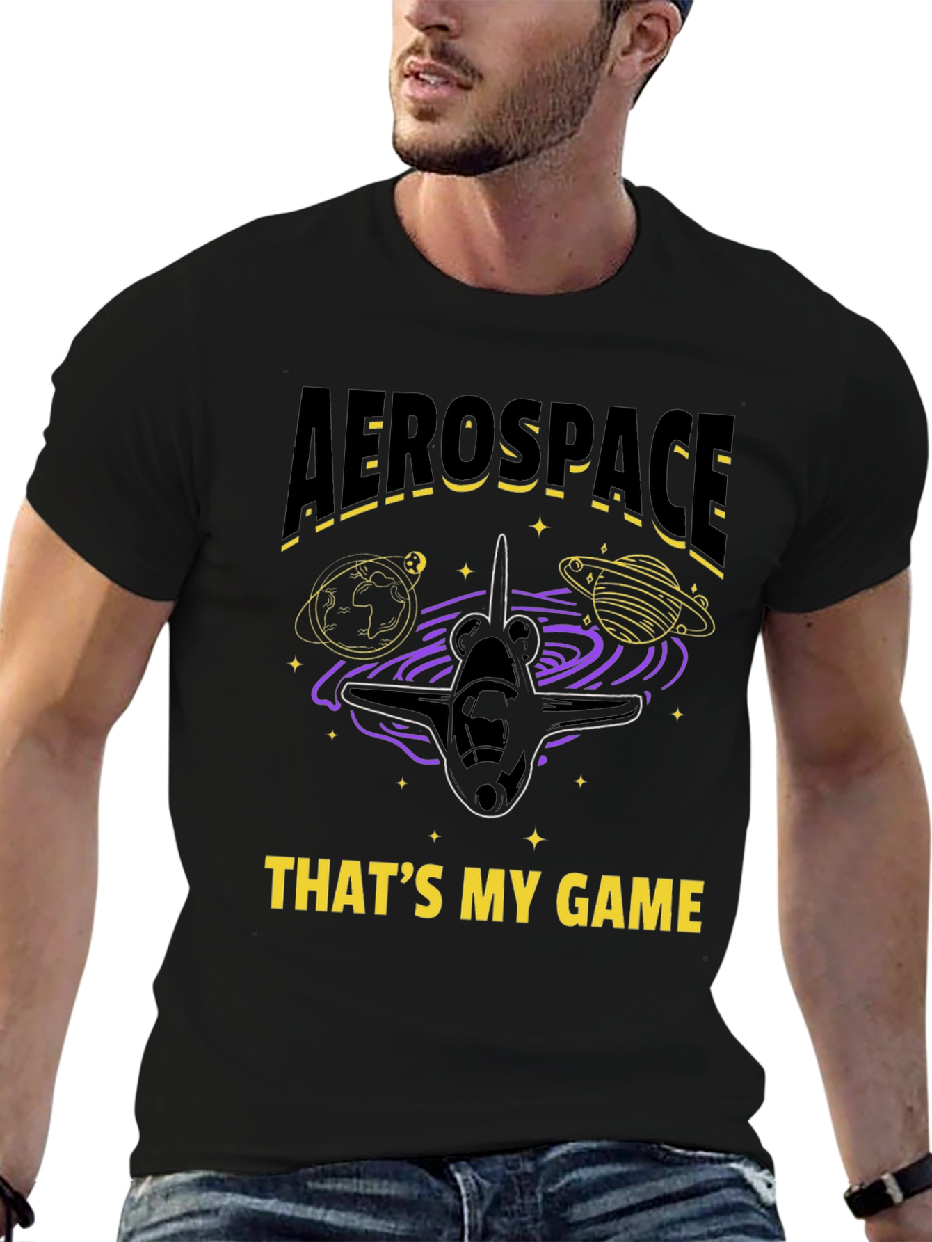 Aerospace Thats My Game Graphic T-Shirt