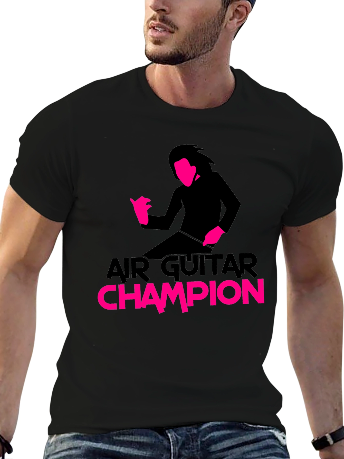Air Guitar Champion Graphic T-Shirt