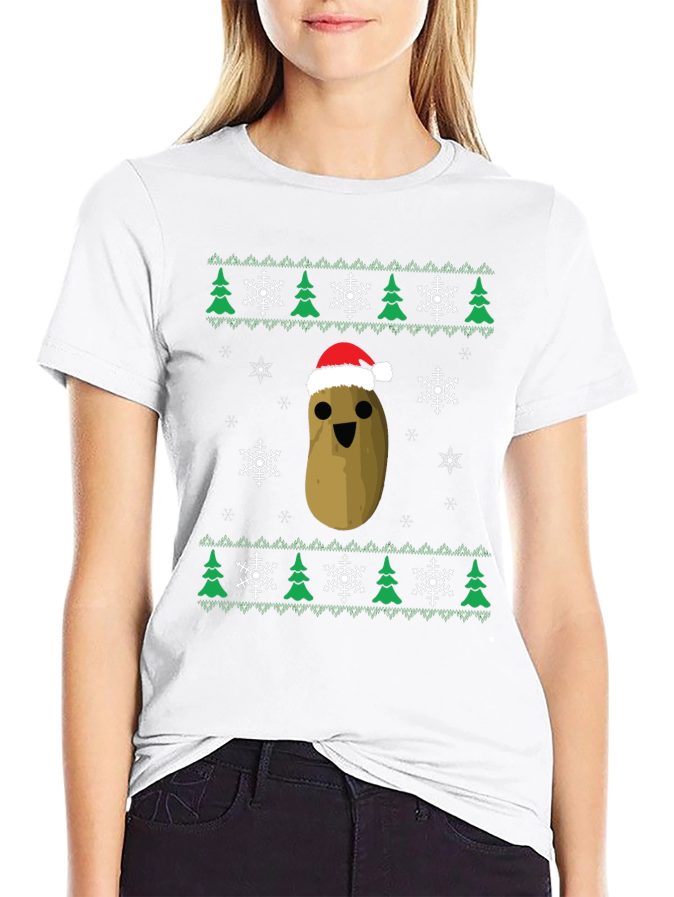 Funny Potato Christmas Ugly Sweater T-Shirt