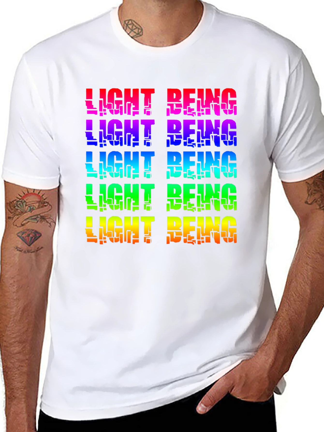 Light Being Rainbow Pride T-Shirt